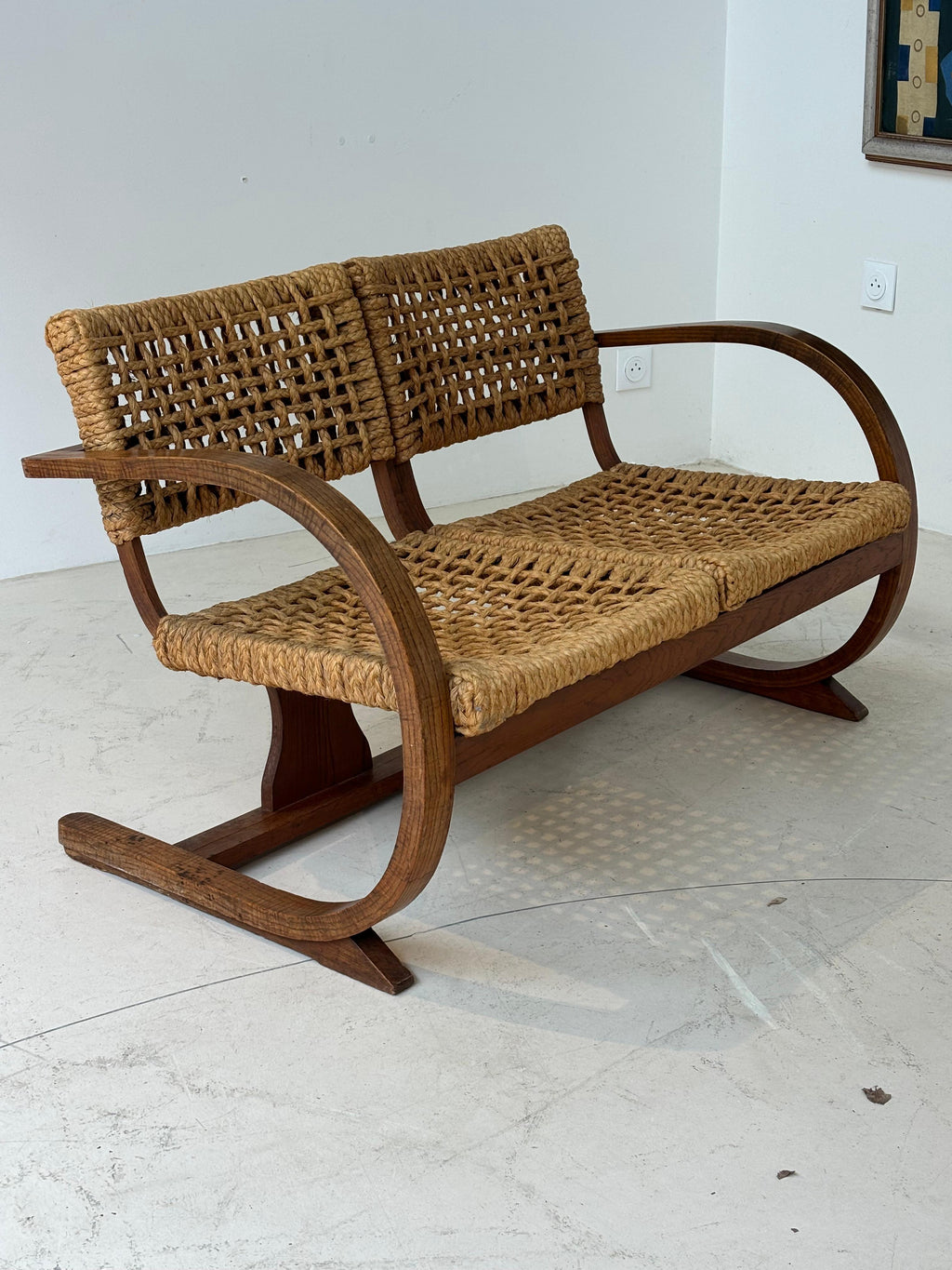 Scarce sofa by Audoux Minnet for Vibo Vesoul