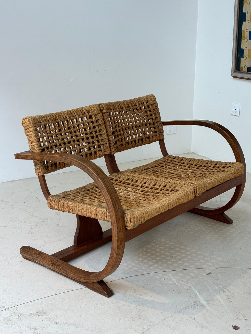 Scarce sofa by Audoux Minnet for Vibo Vesoul