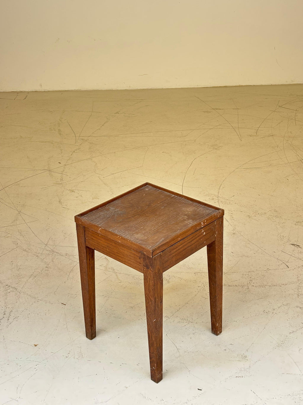 Nice side table in oak in the taste of Jean Michel Frank