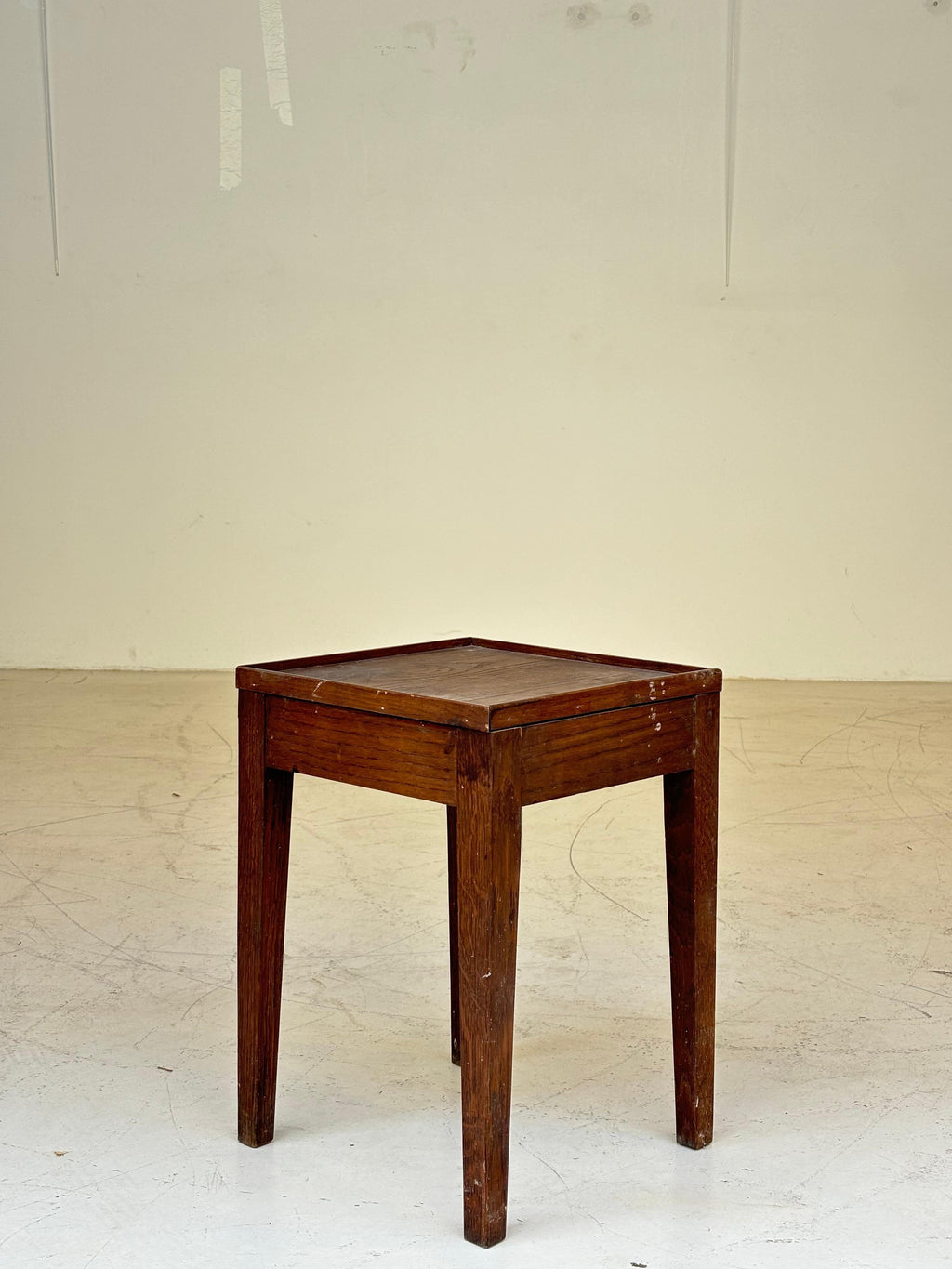Nice side table in oak in the taste of Jean Michel Frank