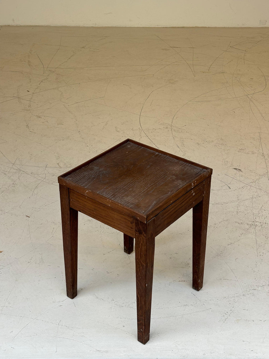 Nice side table in oak in the taste of Jean Michel Frank
