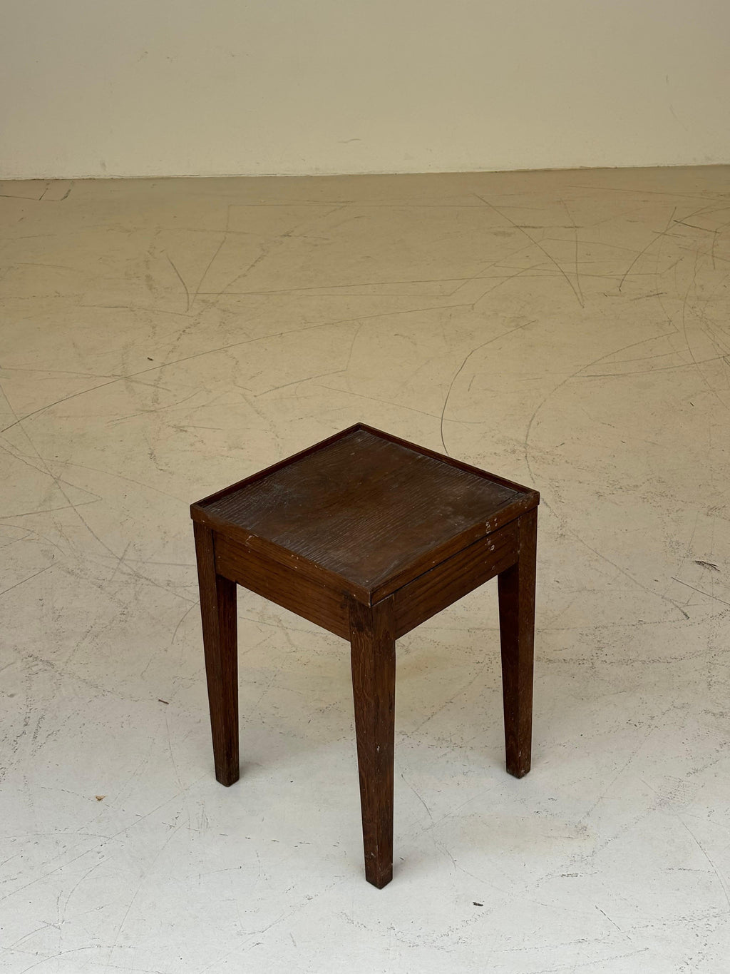 Nice side table in oak in the taste of Jean Michel Frank