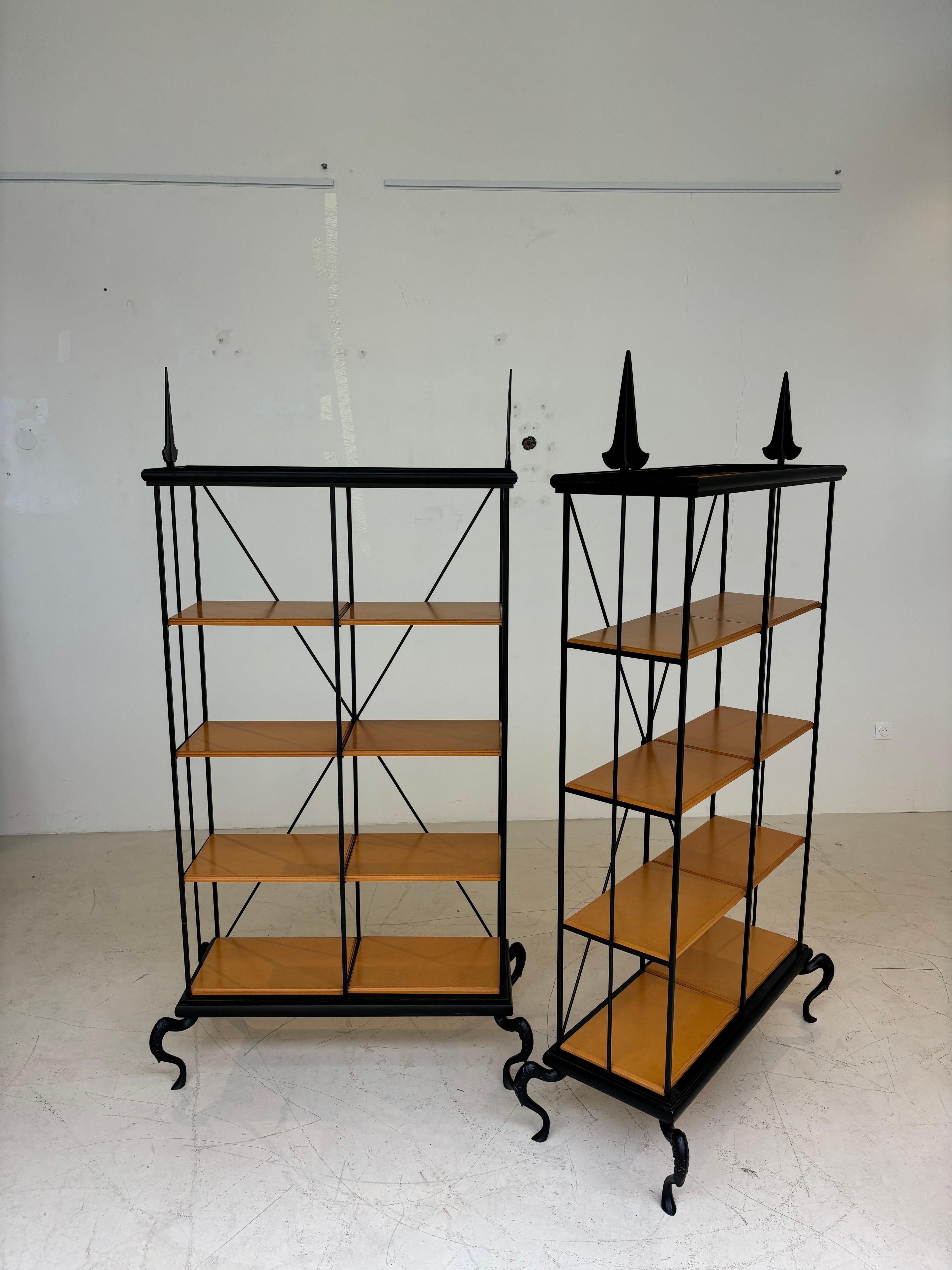 Incredible pair of Bookcases by Mark Brazier Jones, circa 1990