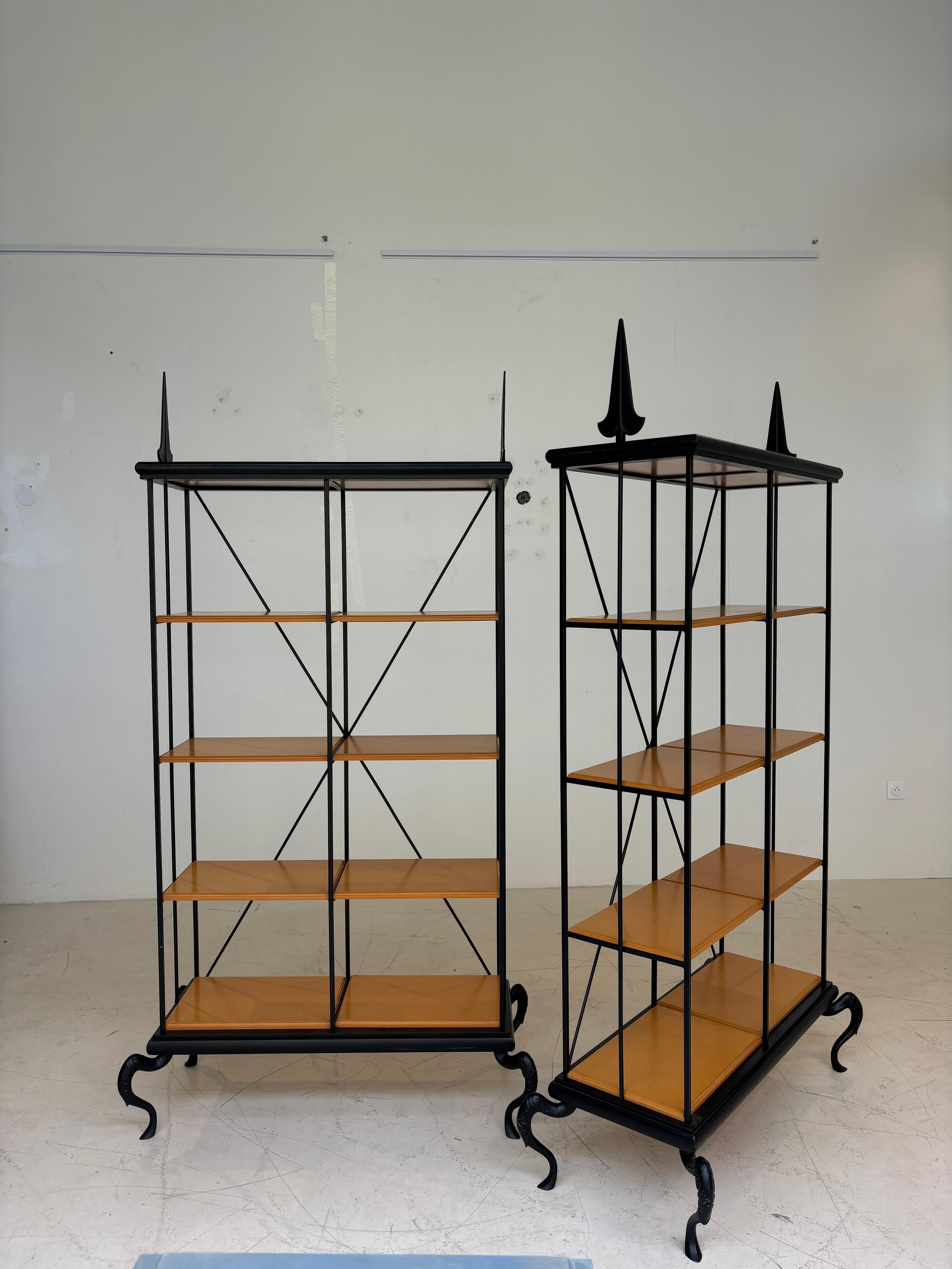 Incredible pair of Bookcases by Mark Brazier Jones, circa 1990