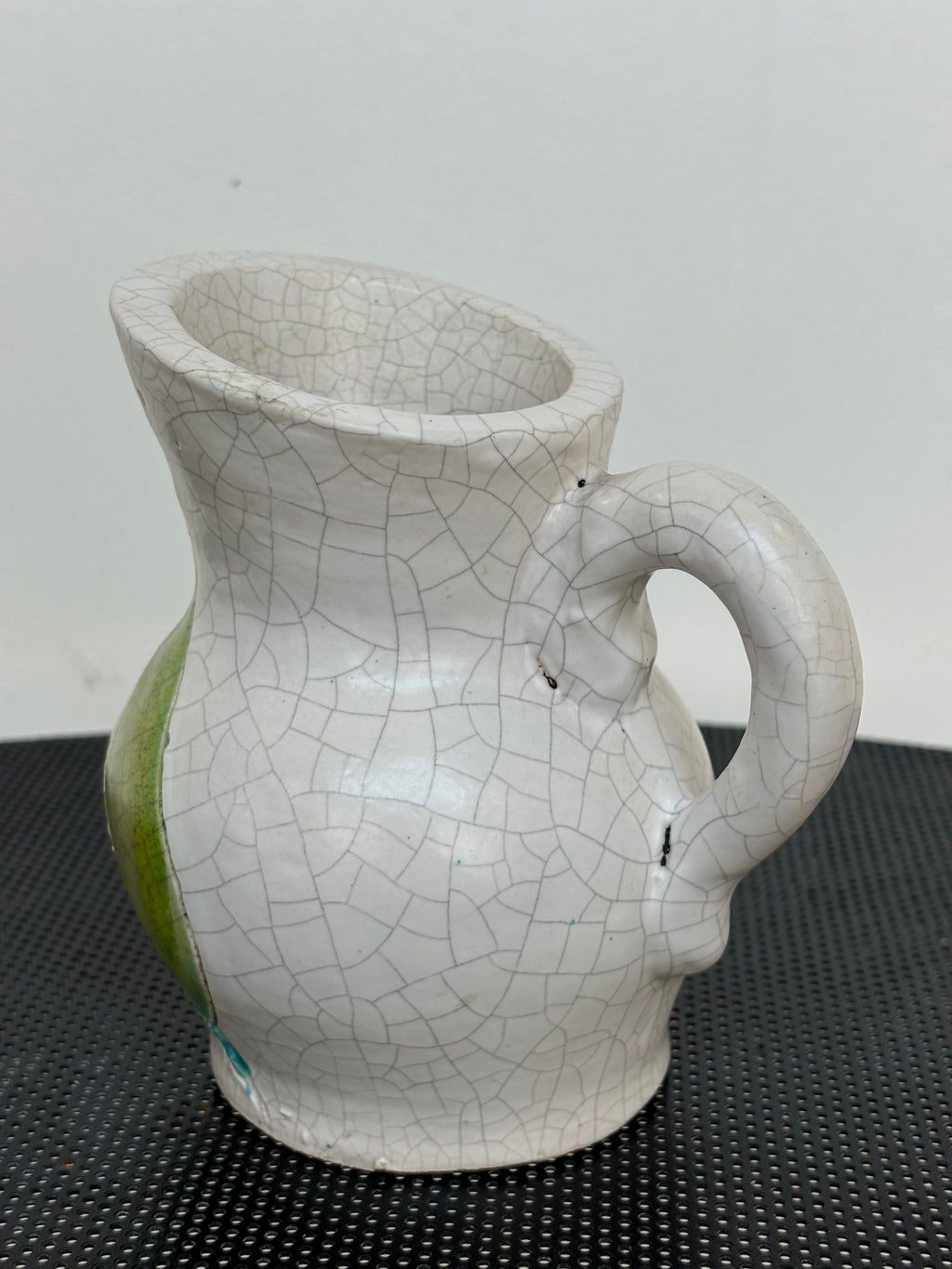 Beautiful figurative pitcher by Georges Jouve, signed