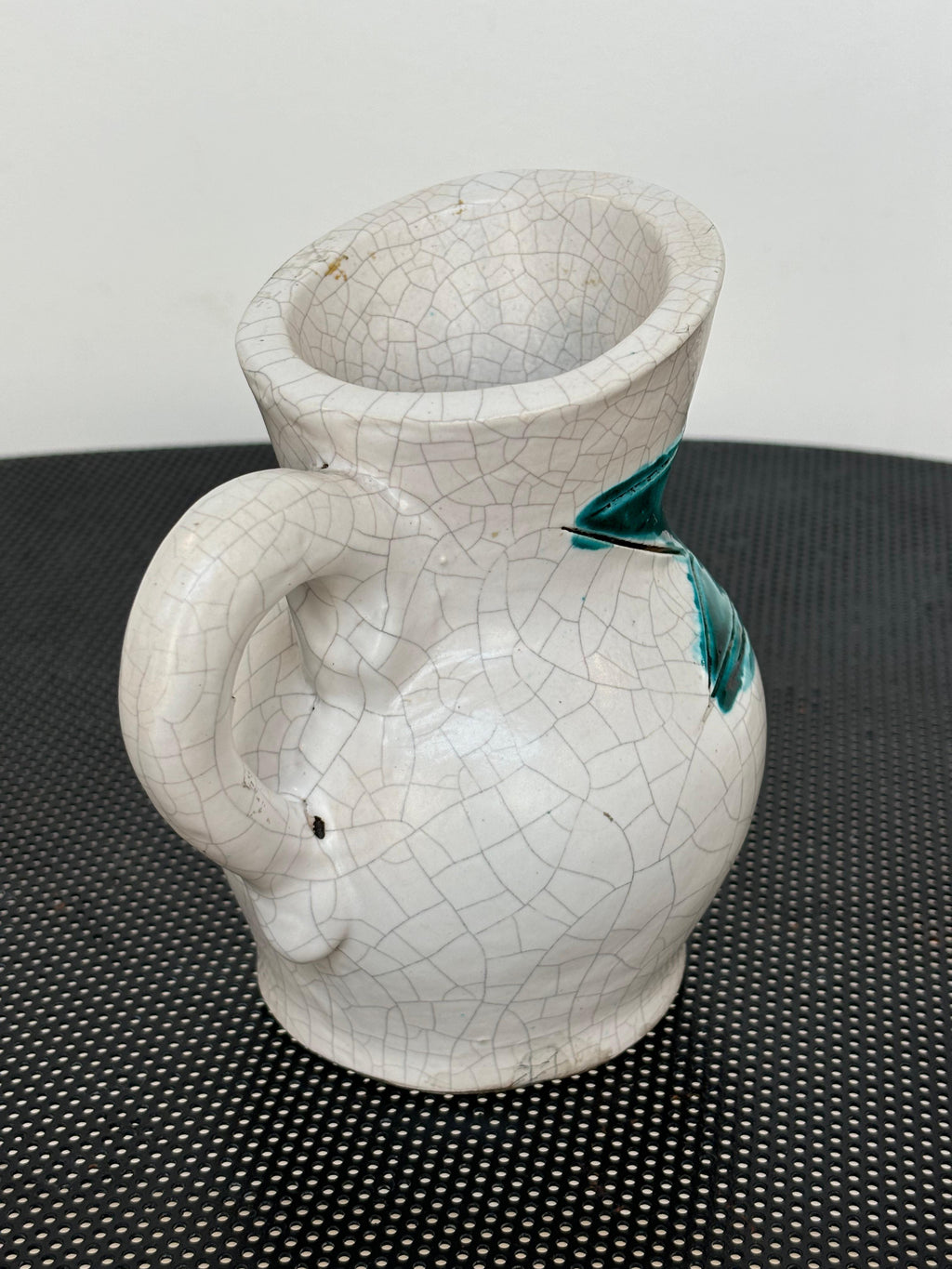 Beautiful figurative pitcher by Georges Jouve, signed