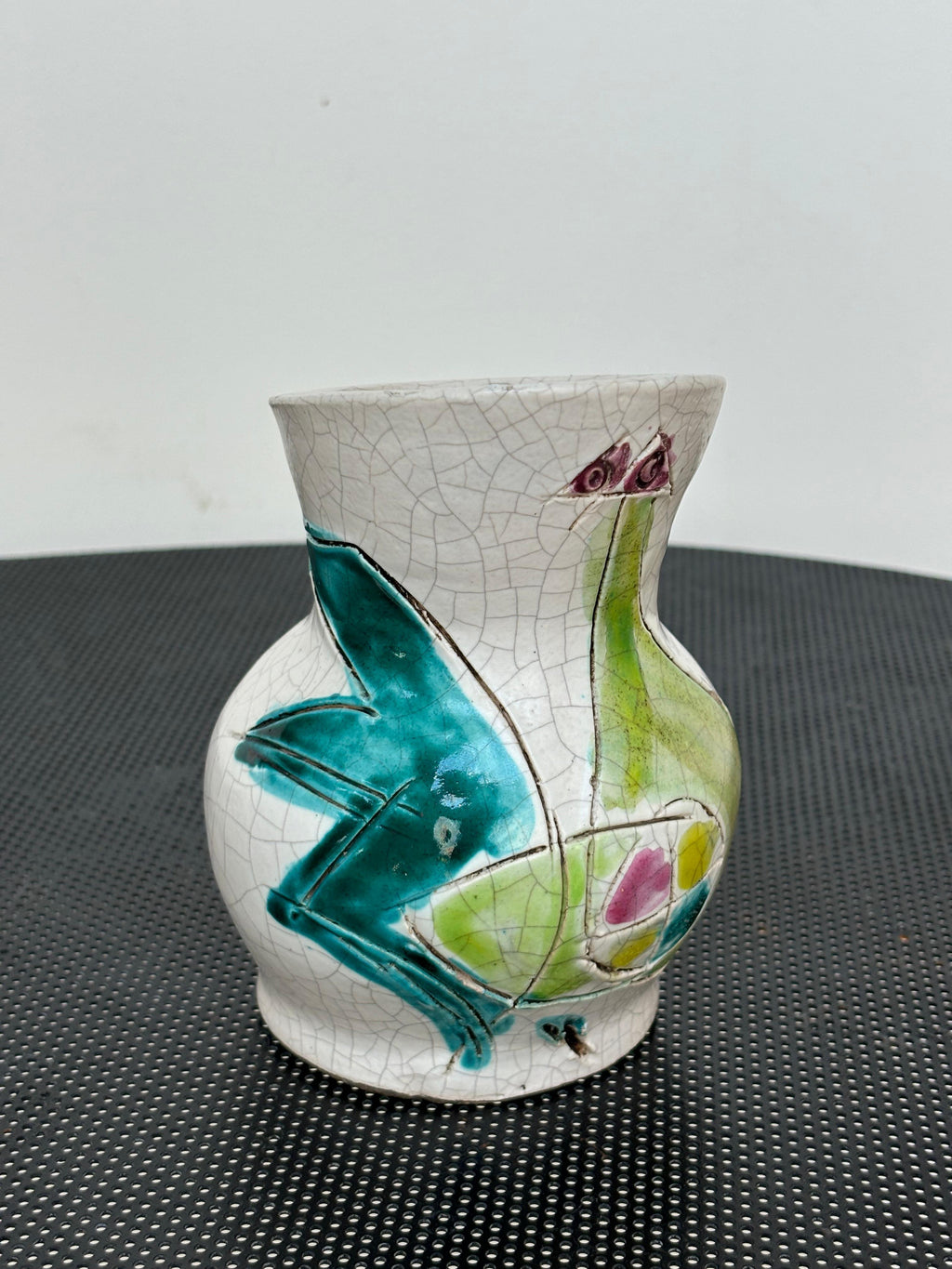 Beautiful figurative pitcher by Georges Jouve, signed
