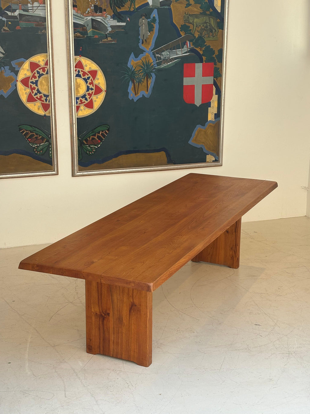 Incredible T14 dining table by Pierre Chapo