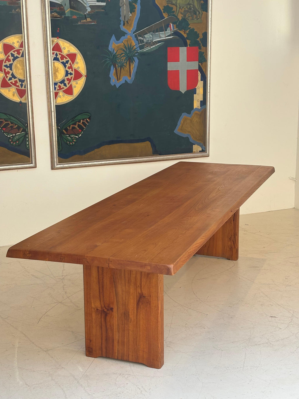 Incredible T14 dining table by Pierre Chapo