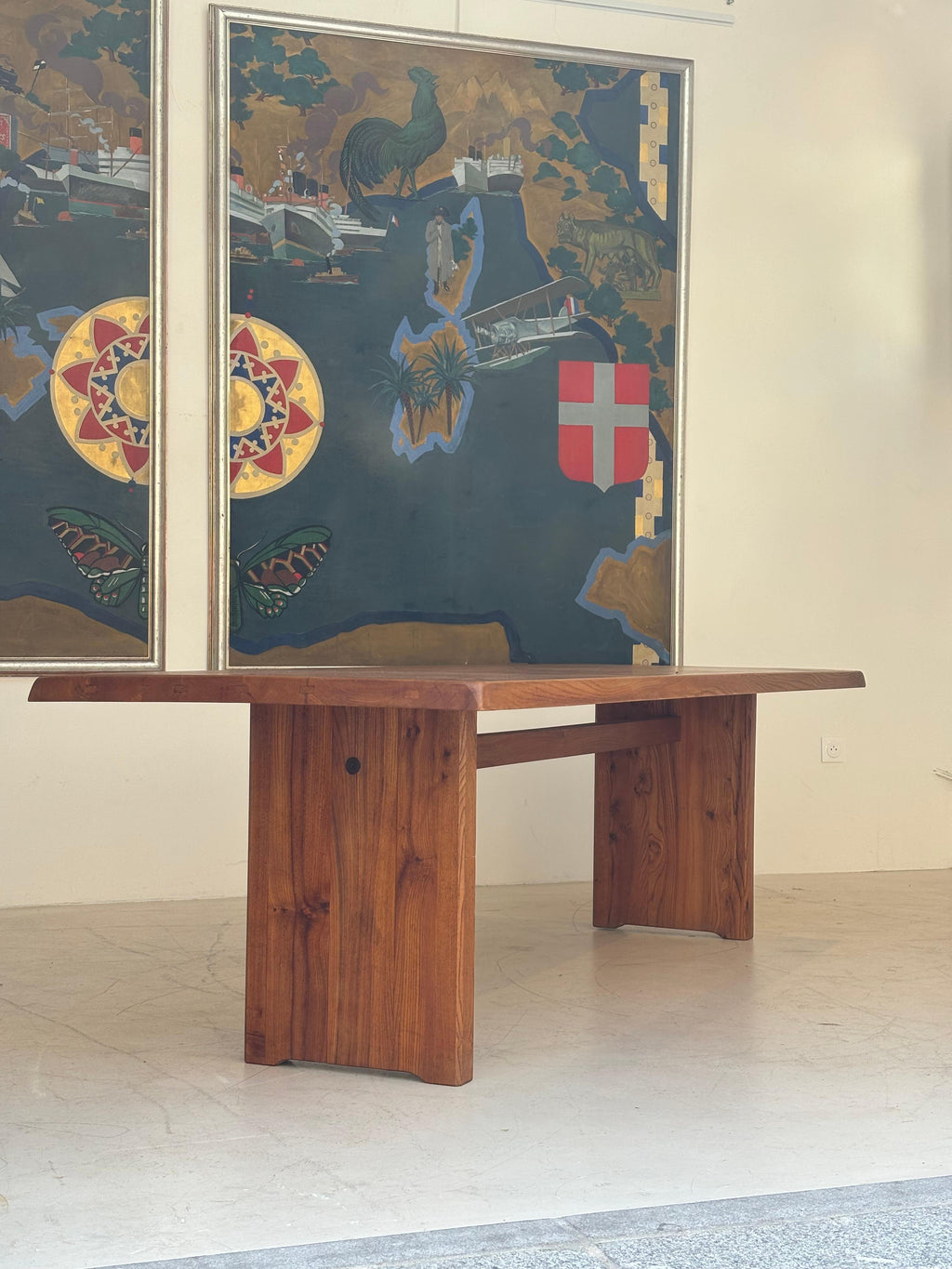 Incredible T14 dining table by Pierre Chapo