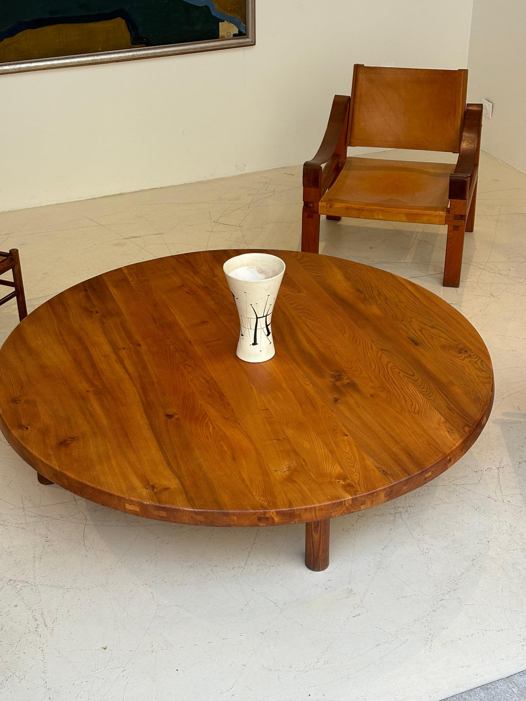 Incredible coffee table T02 special order by Pierre Chapo circa 1975