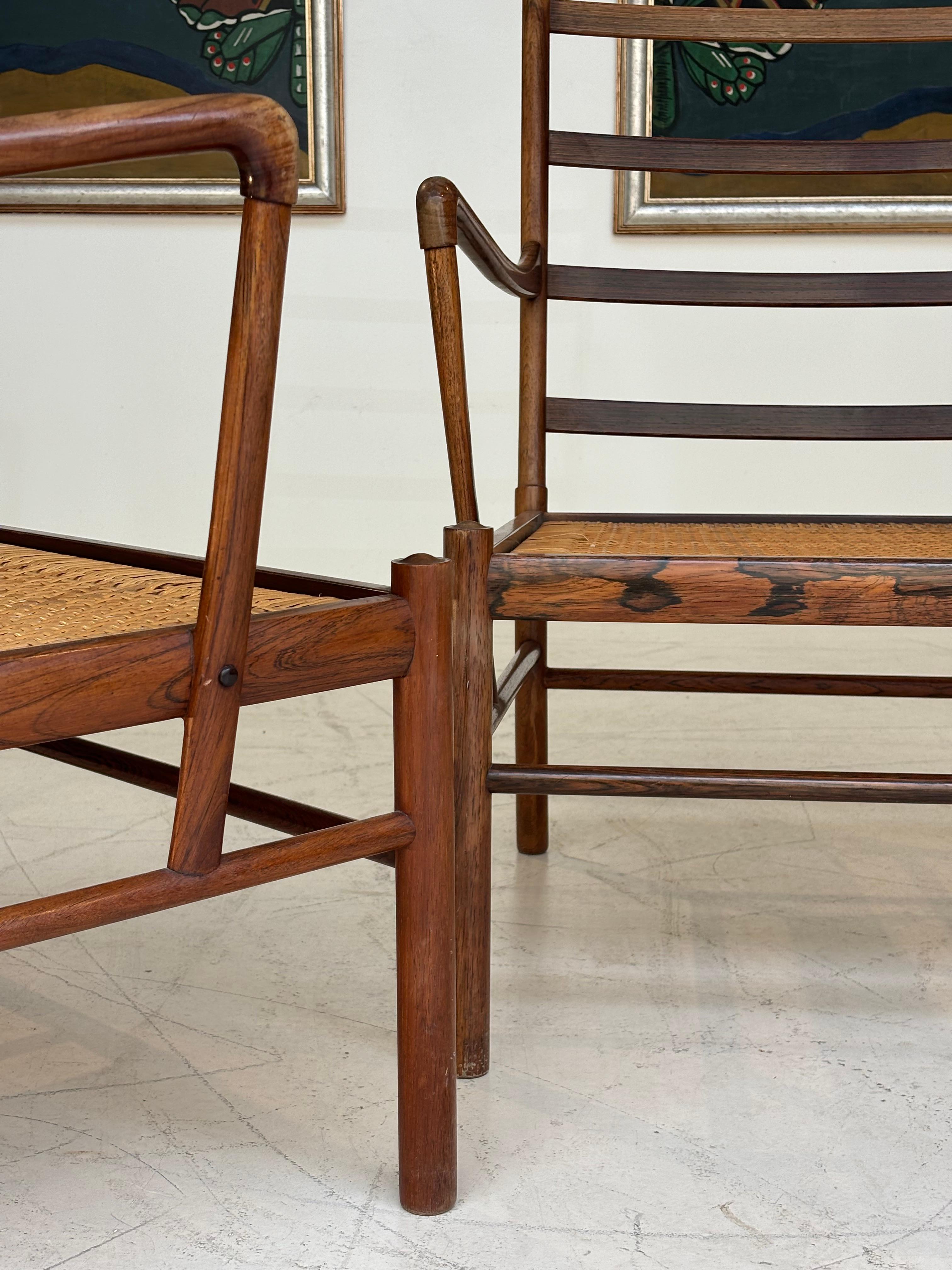 Pair of colonials armchairs by Ole Wanscher