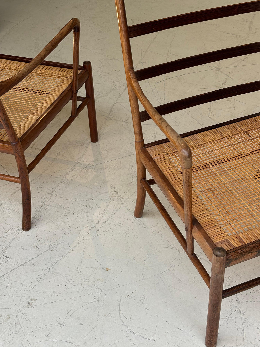 Pair of colonials armchairs by Ole Wanscher