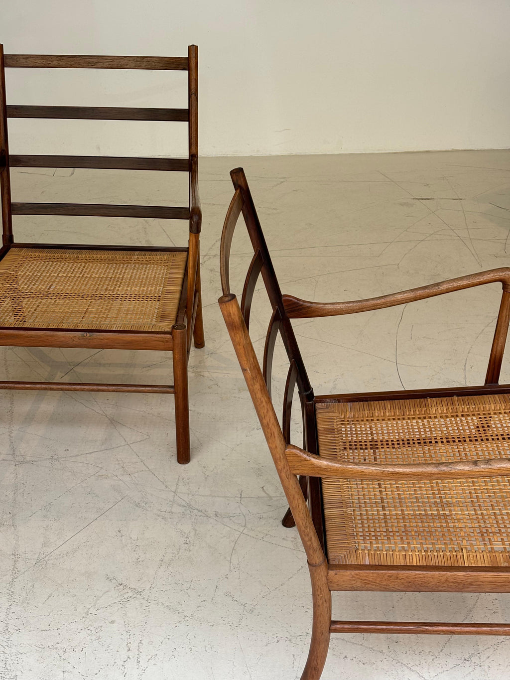 Pair of colonials armchairs by Ole Wanscher
