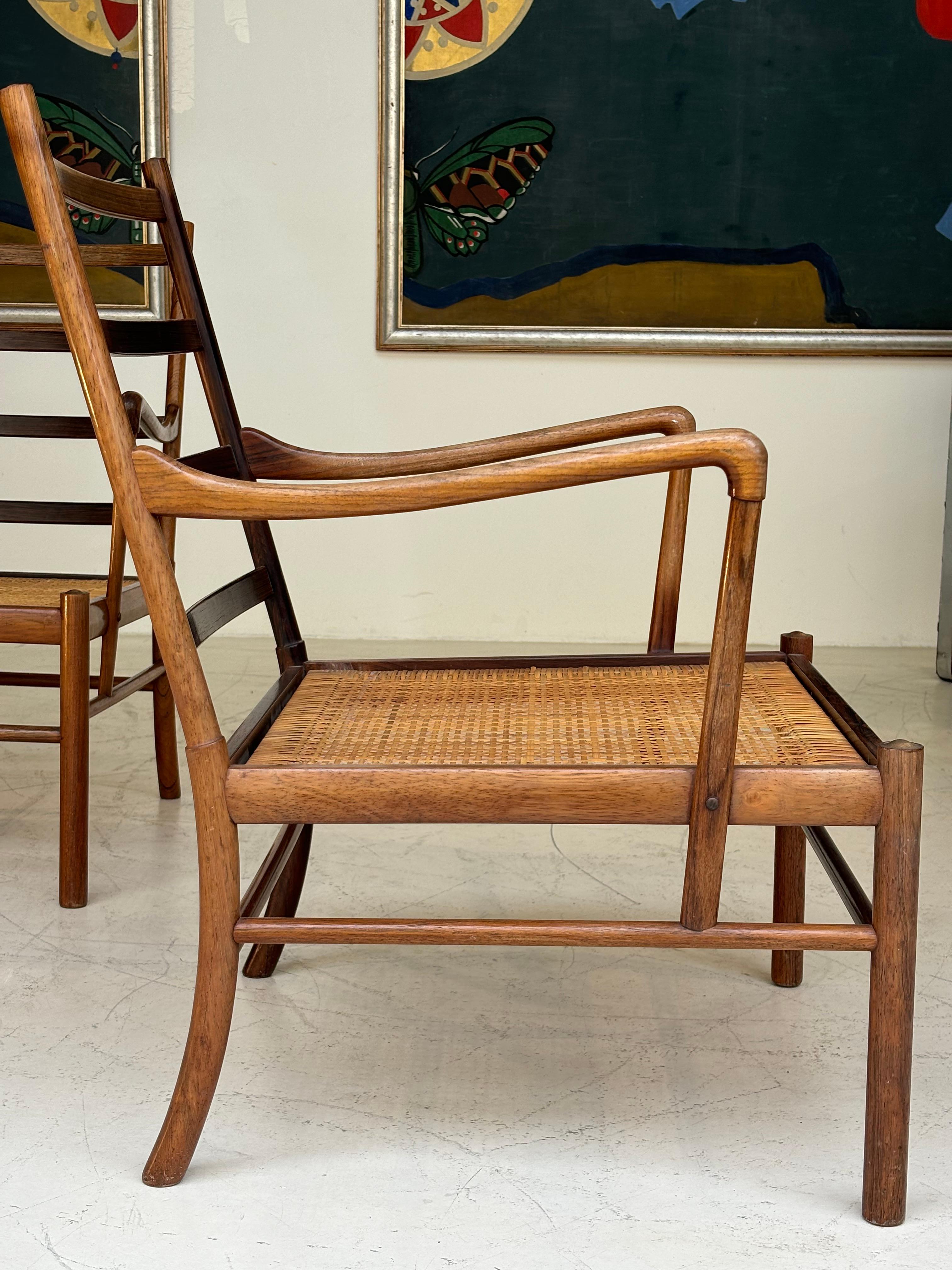 Pair of colonials armchairs by Ole Wanscher
