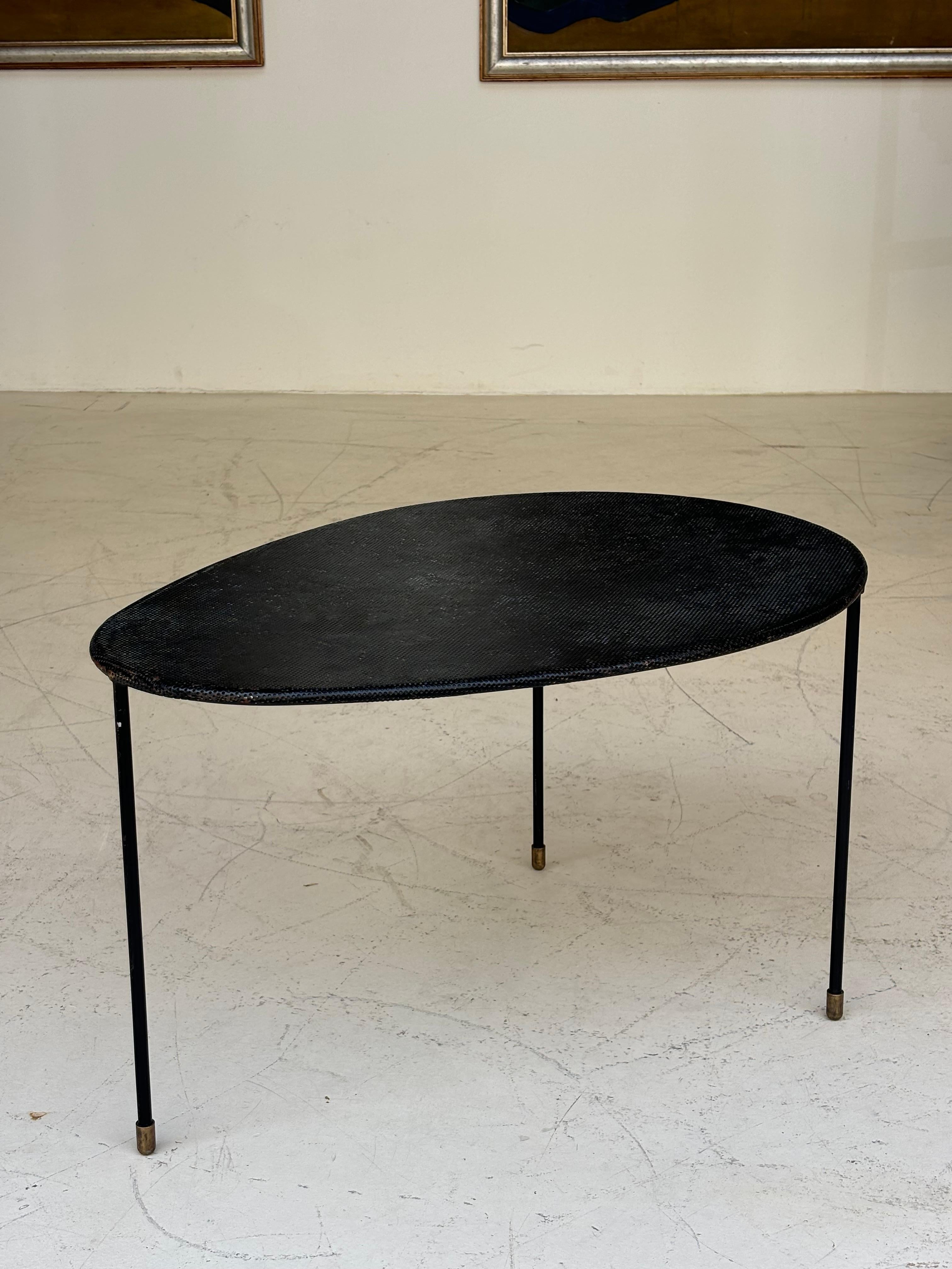 Incredible variant of the Kangourou side table by Mathoeu Matégot