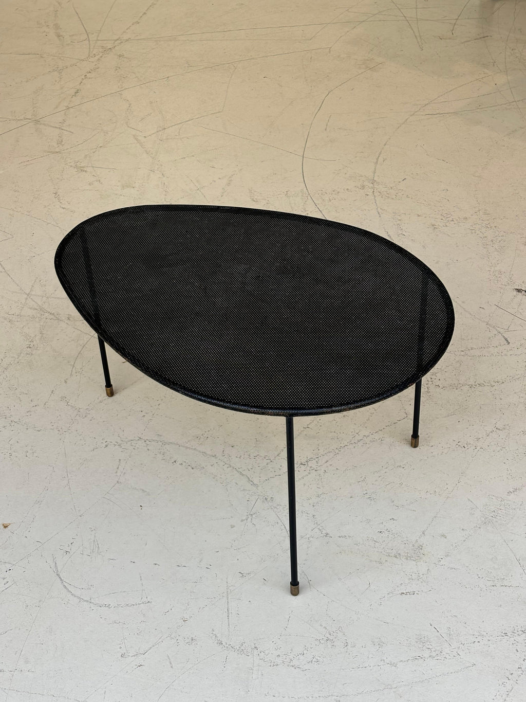 Incredible variant of the Kangourou side table by Mathoeu Matégot