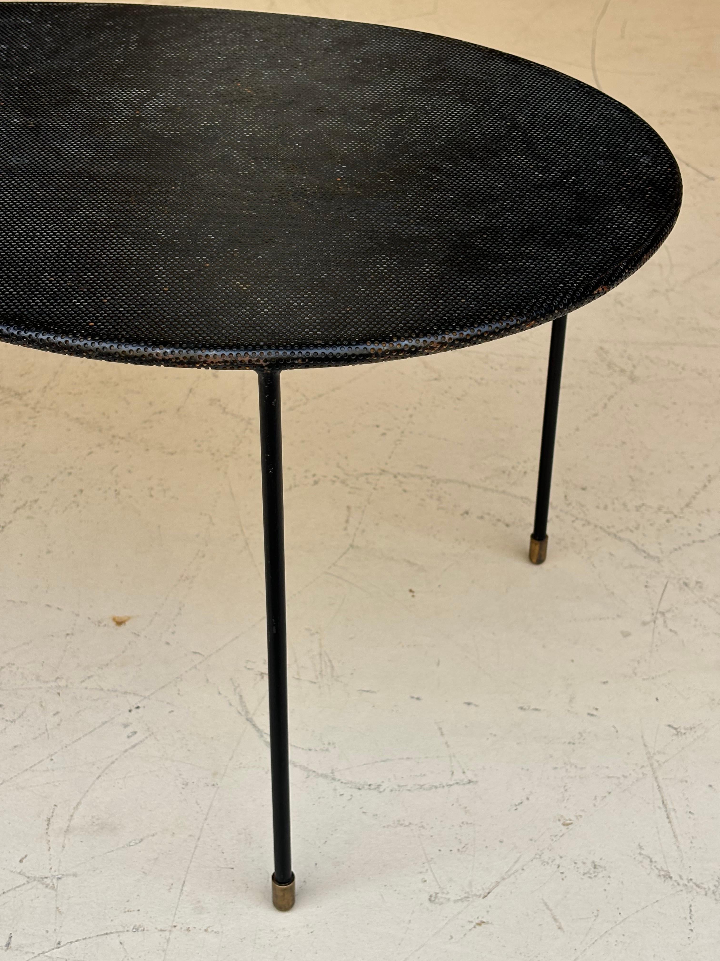 Incredible variant of the Kangourou side table by Mathoeu Matégot