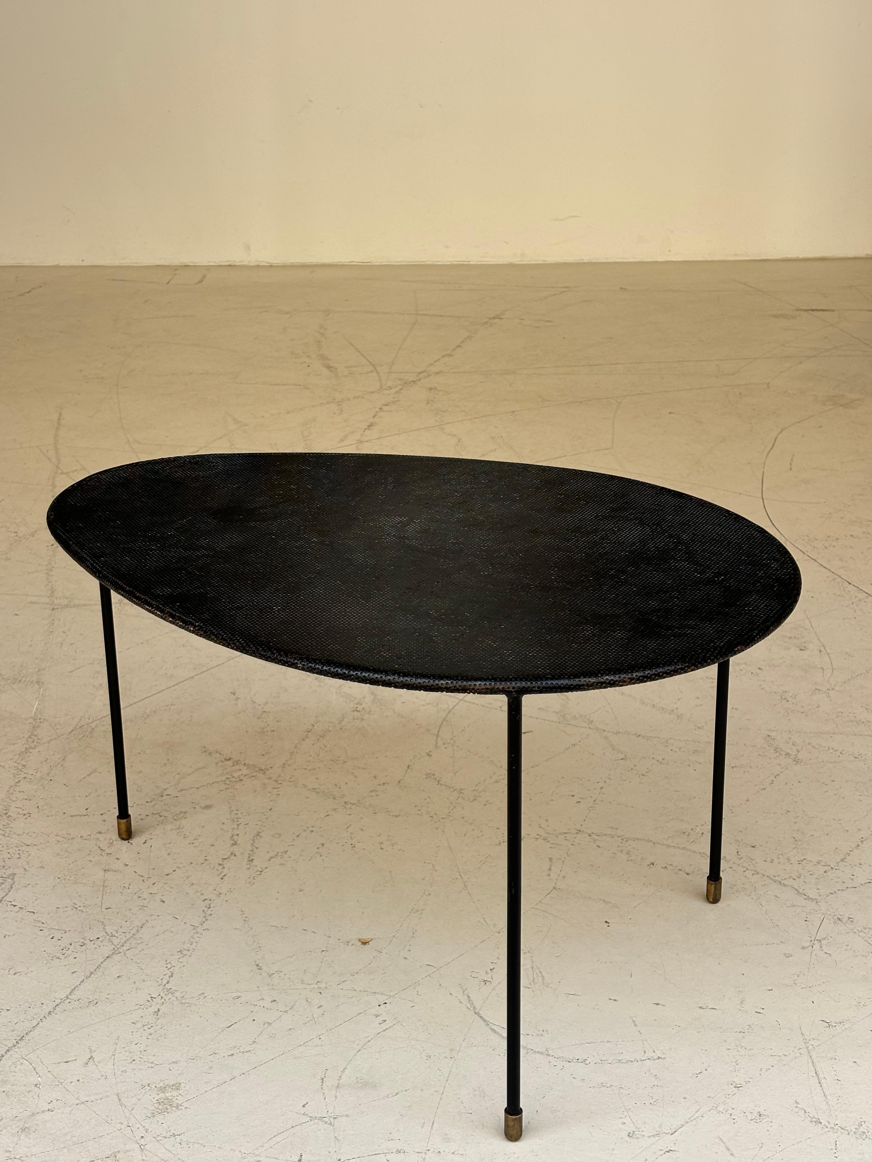 Incredible variant of the Kangourou side table by Mathoeu Matégot