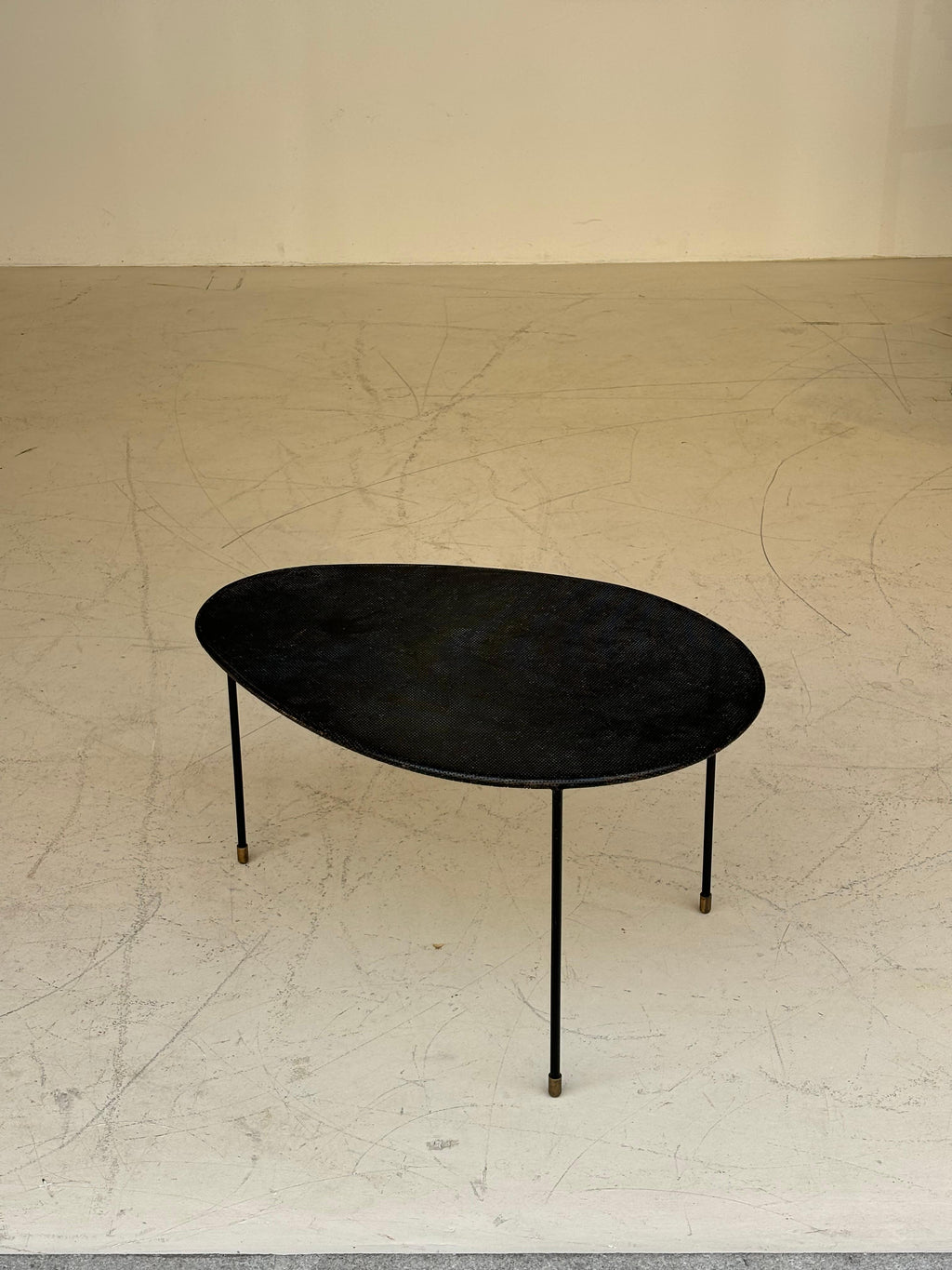 Incredible variant of the Kangourou side table by Mathoeu Matégot