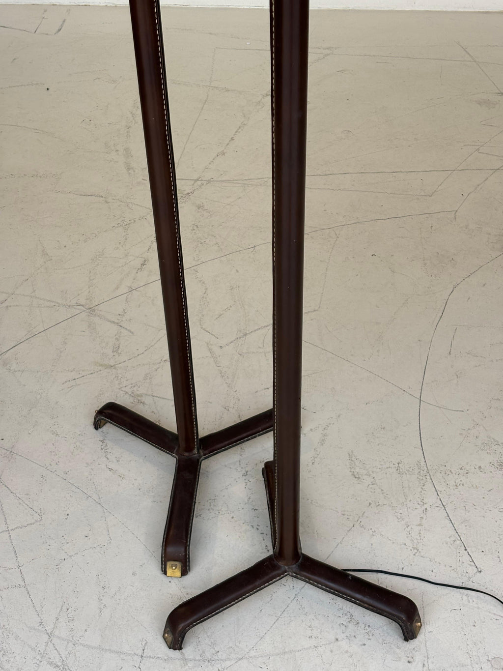 Nice pair of floorlamp by Jacques Adnet