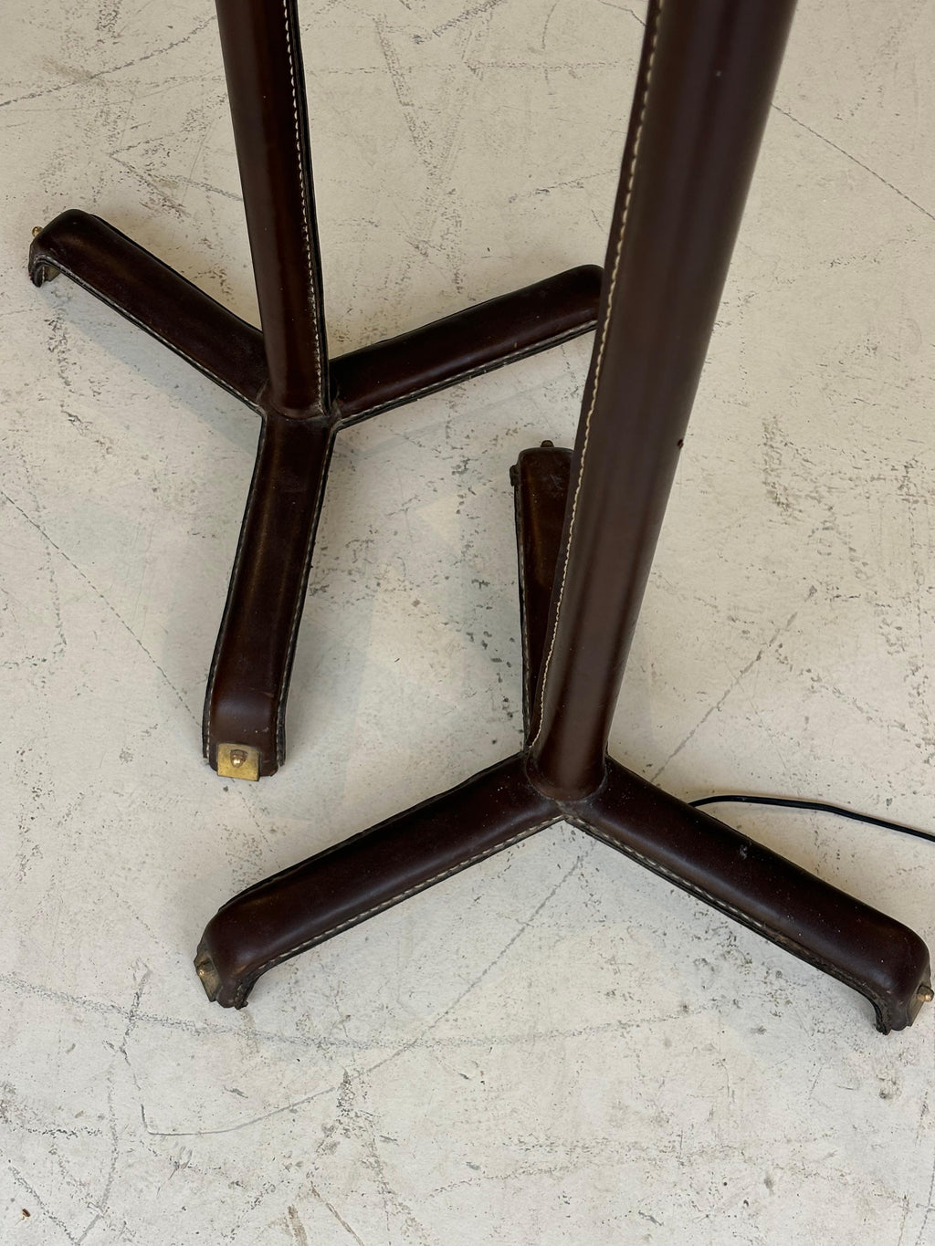 Nice pair of floorlamp by Jacques Adnet