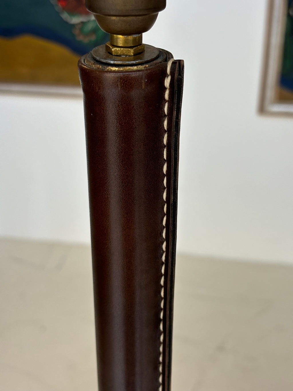 Nice pair of floorlamp by Jacques Adnet
