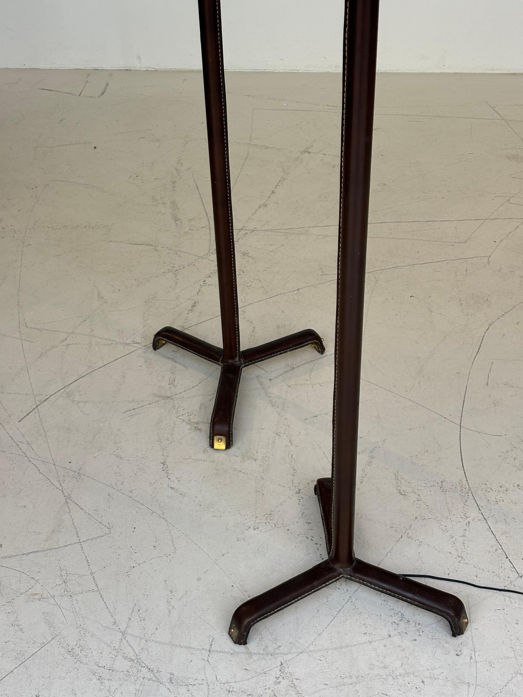 Nice pair of floorlamp by Jacques Adnet