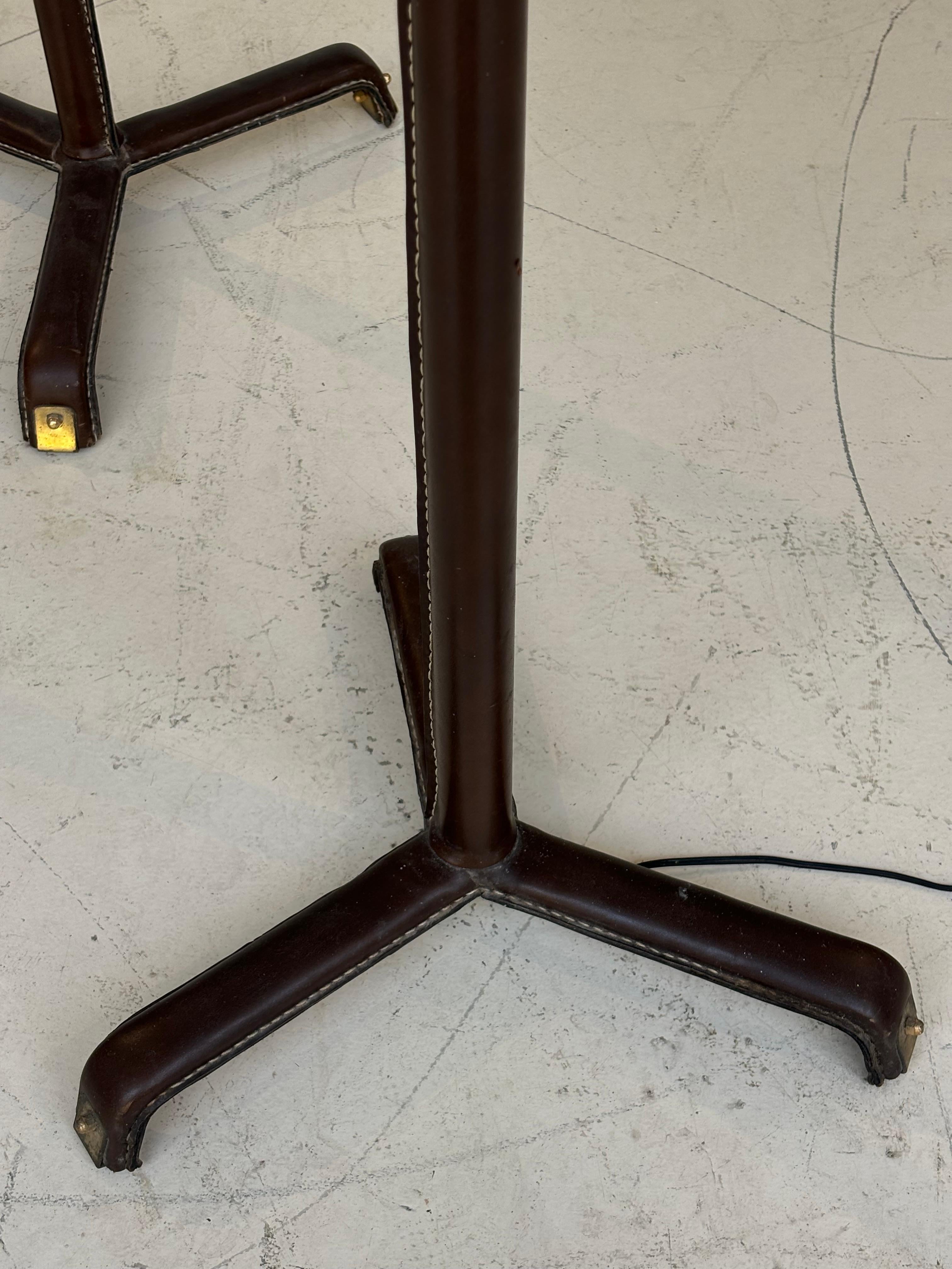 Nice pair of floorlamp by Jacques Adnet