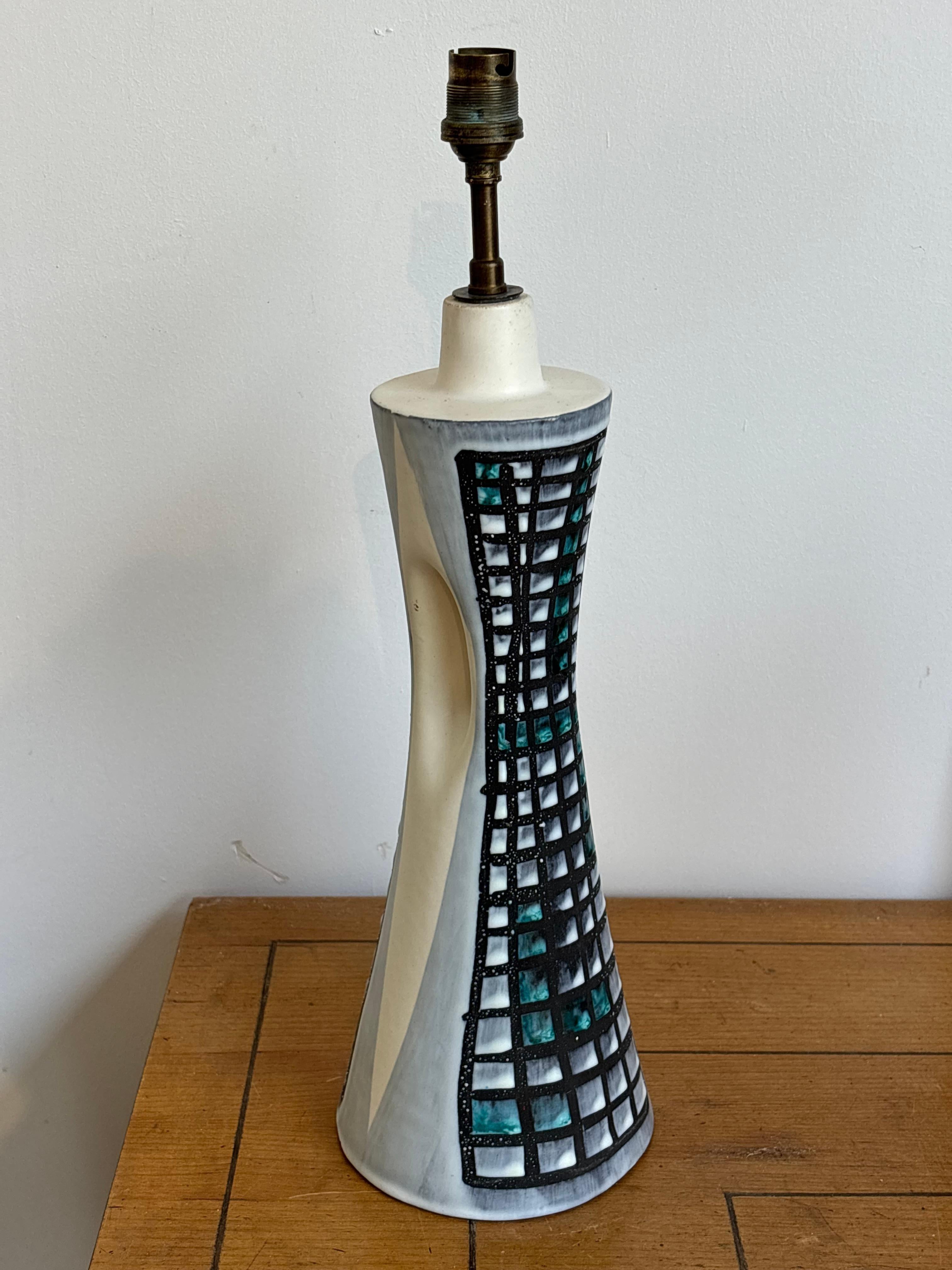 Nice lamp by Roger Capron in ceramic, Vallauris, france 1960