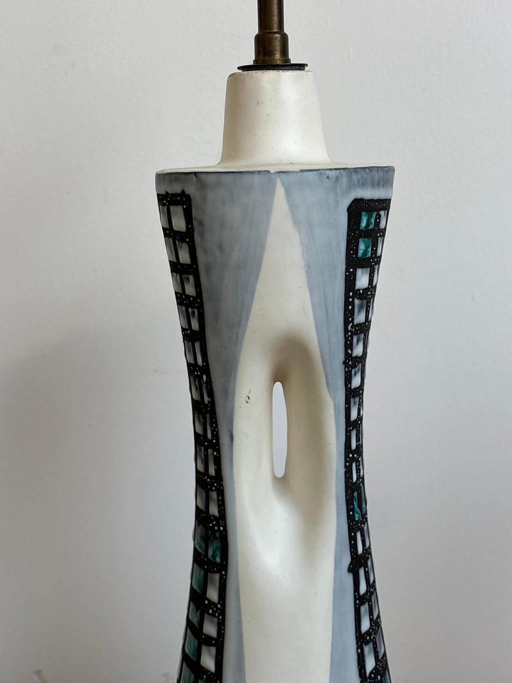 Nice lamp by Roger Capron in ceramic, Vallauris, france 1960