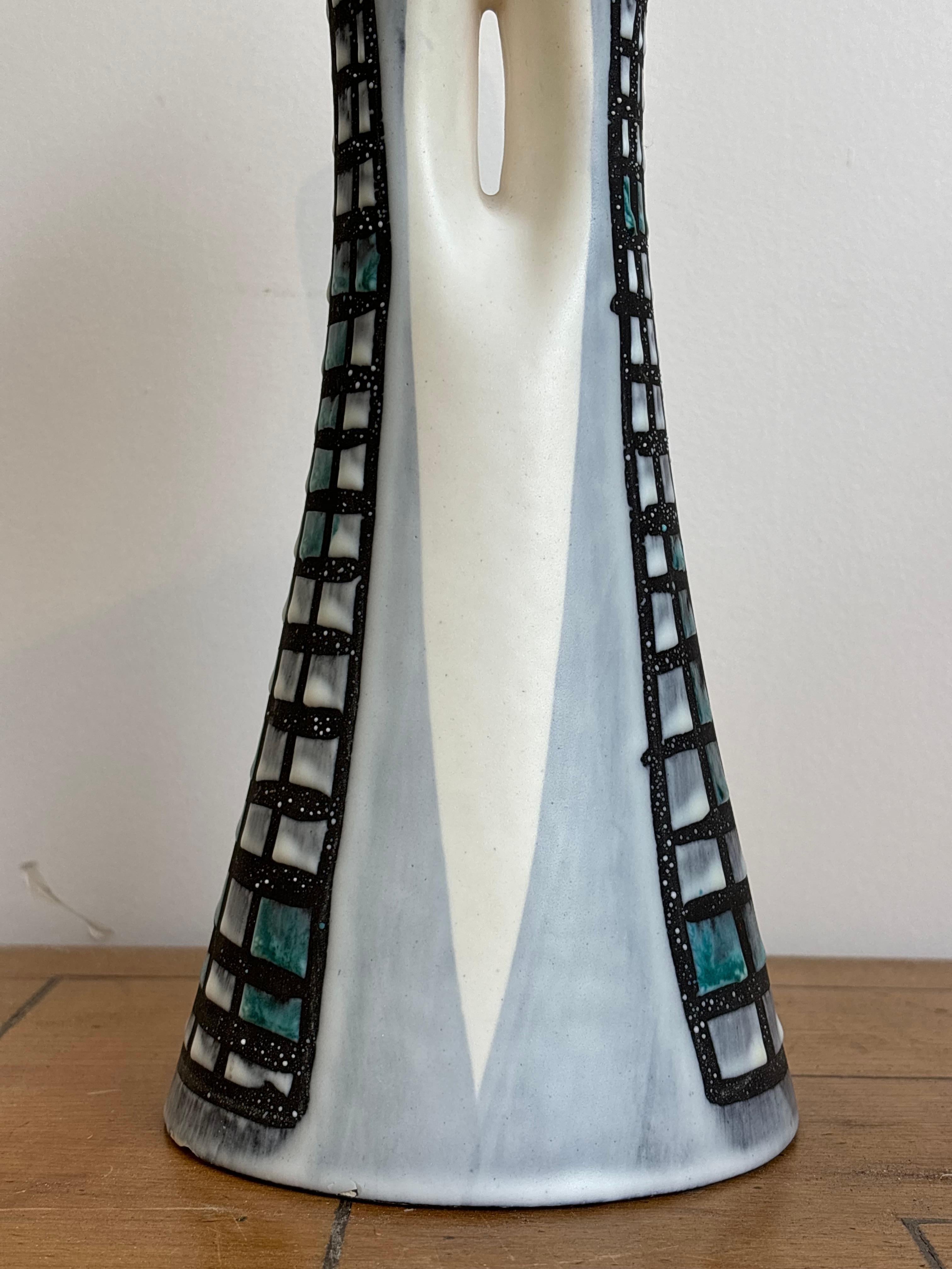 Nice lamp by Roger Capron in ceramic, Vallauris, france 1960