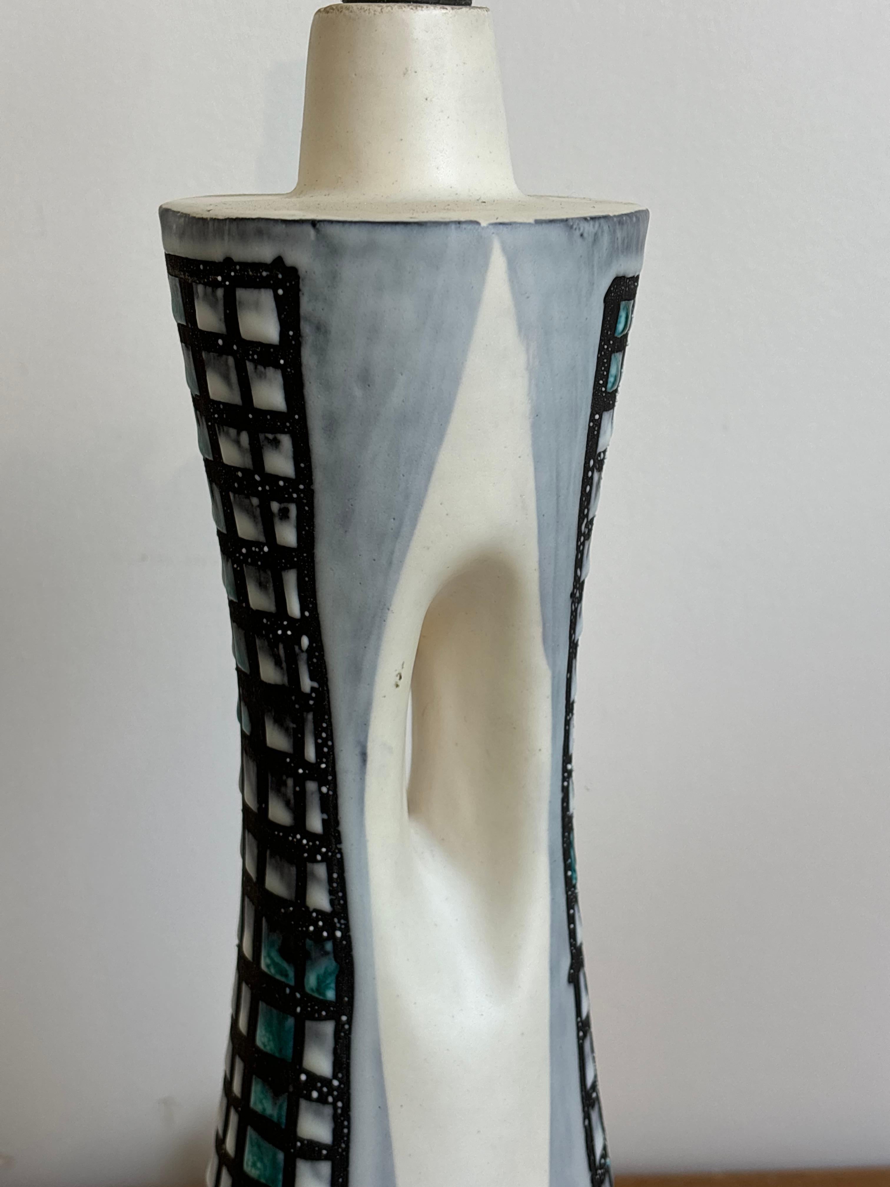Nice lamp by Roger Capron in ceramic, Vallauris, france 1960
