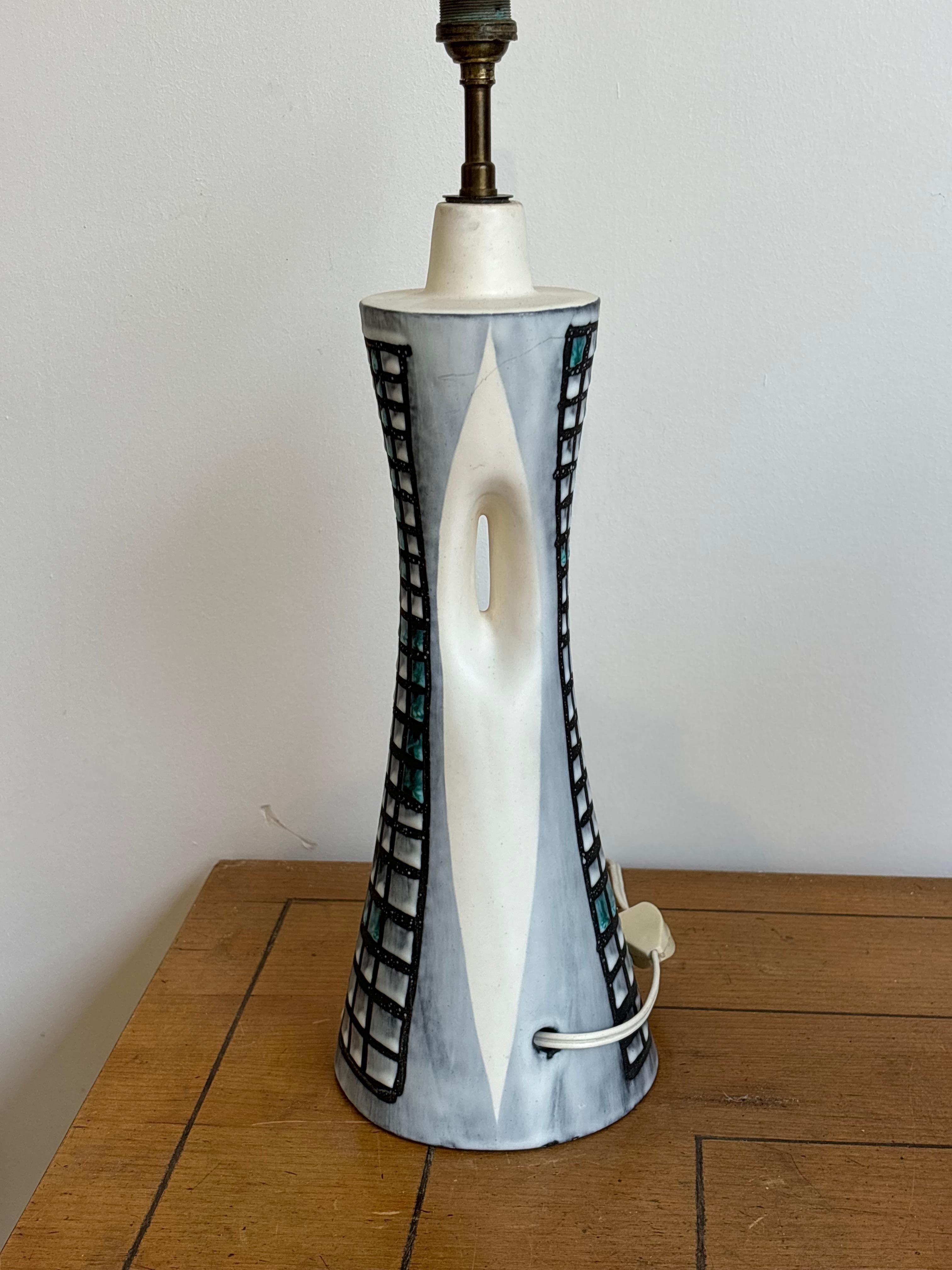 Nice lamp by Roger Capron in ceramic, Vallauris, france 1960