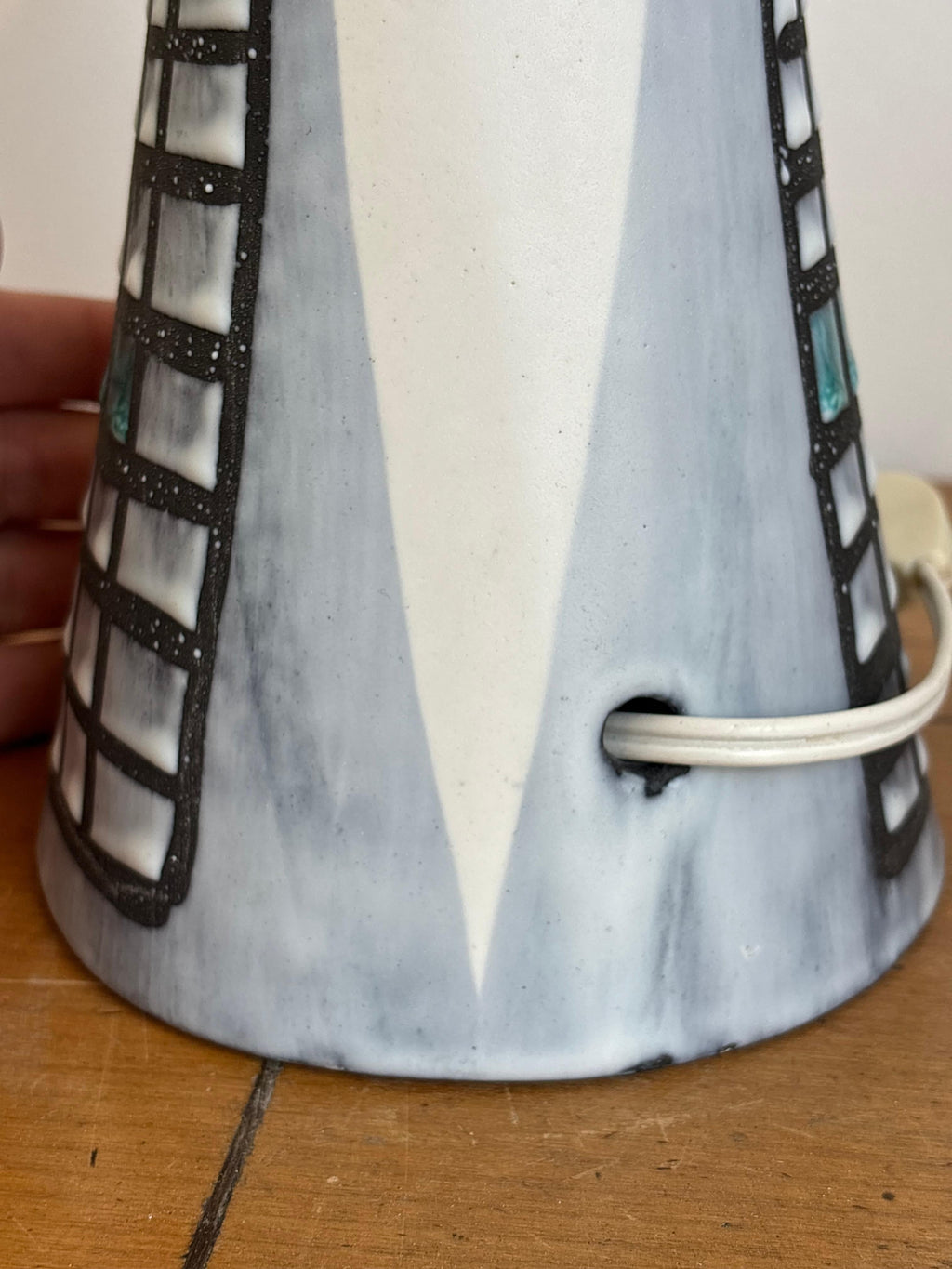 Nice lamp by Roger Capron in ceramic, Vallauris, france 1960
