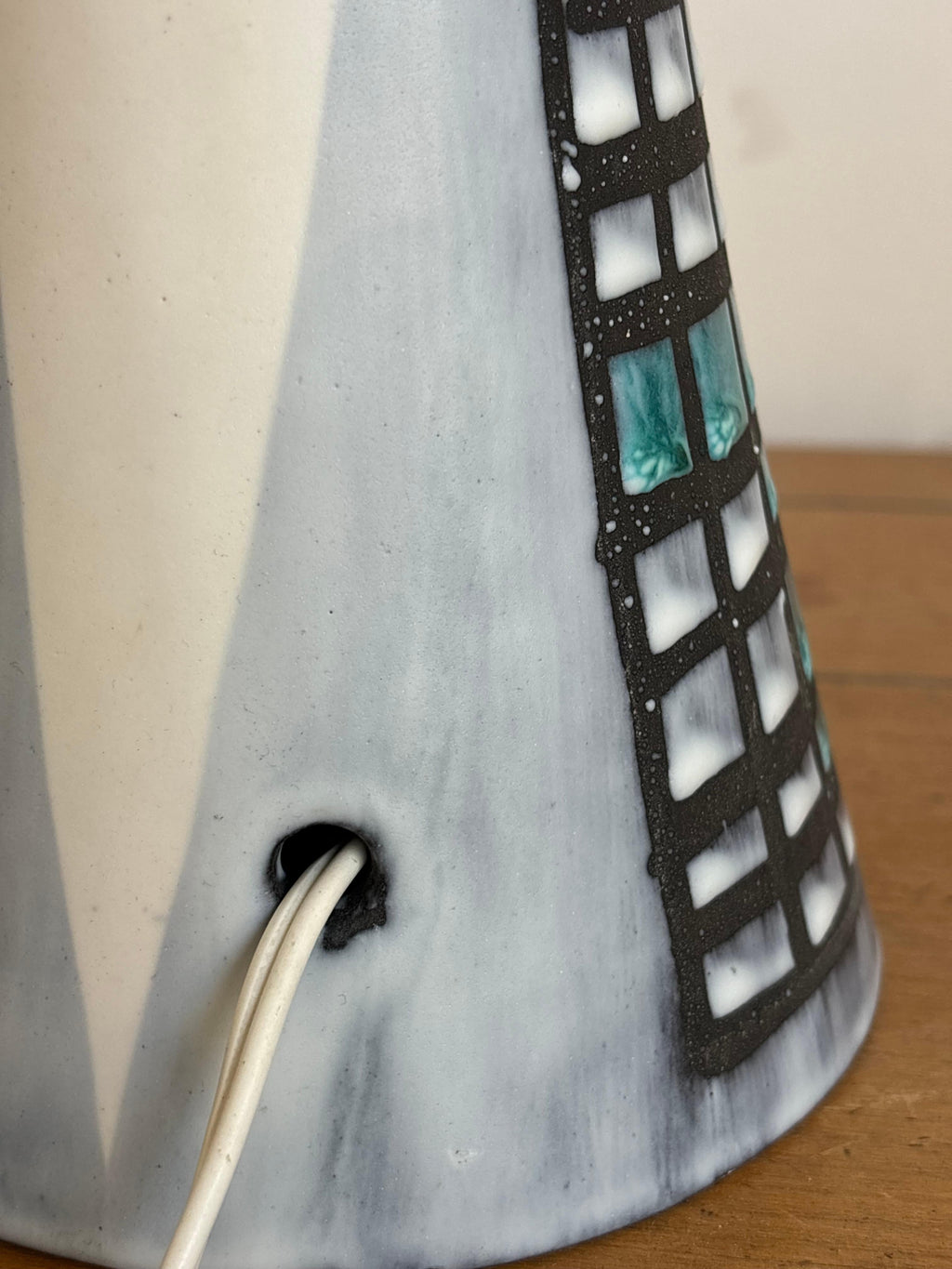 Nice lamp by Roger Capron in ceramic, Vallauris, france 1960