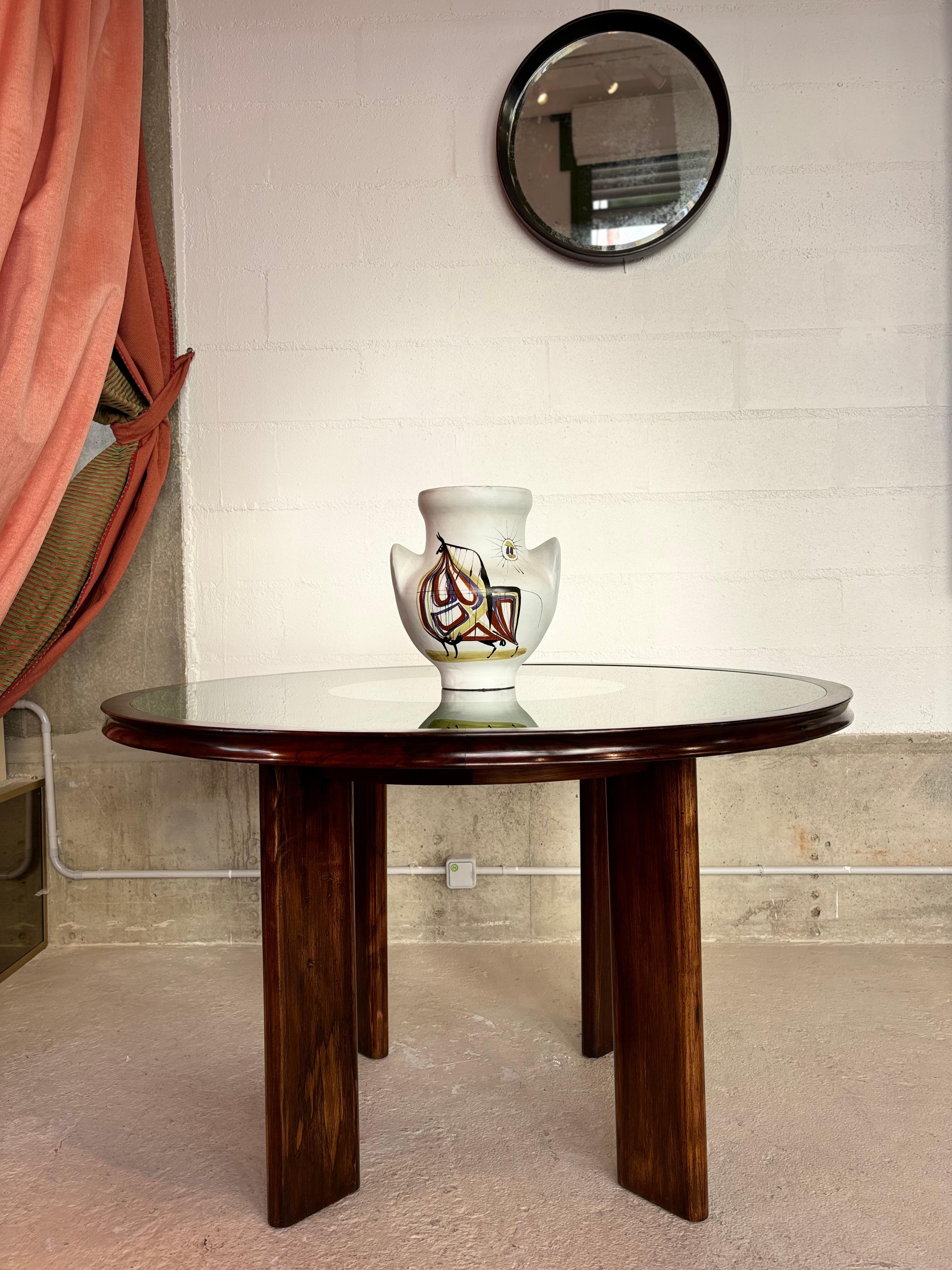 Scarce dining table by Joaquim Tenreiro