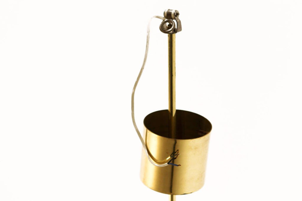 Mid-century brass glass chandelier Hans-Agne Jakobsson 1960s