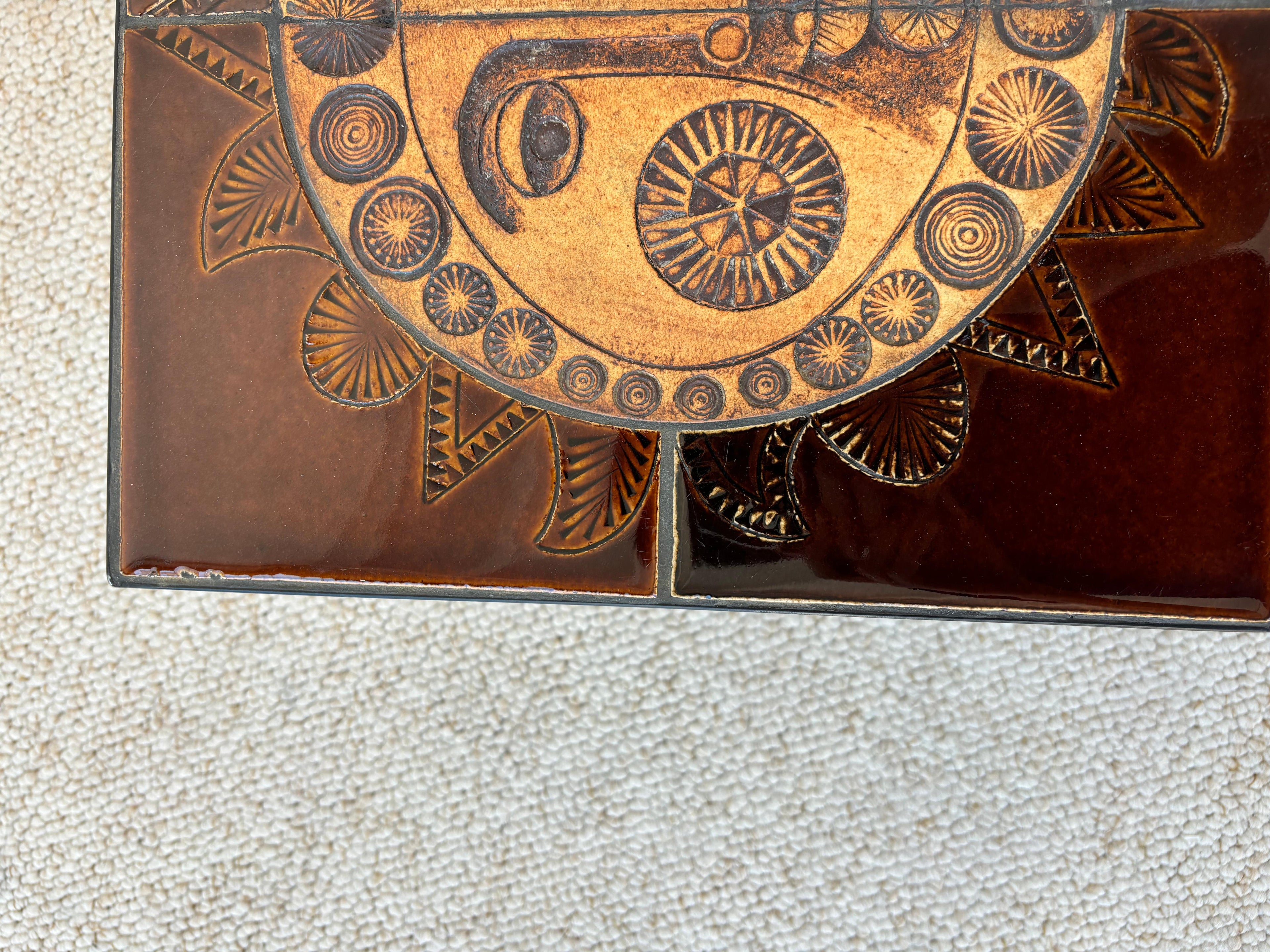 Scarce side table by Roger Capron
