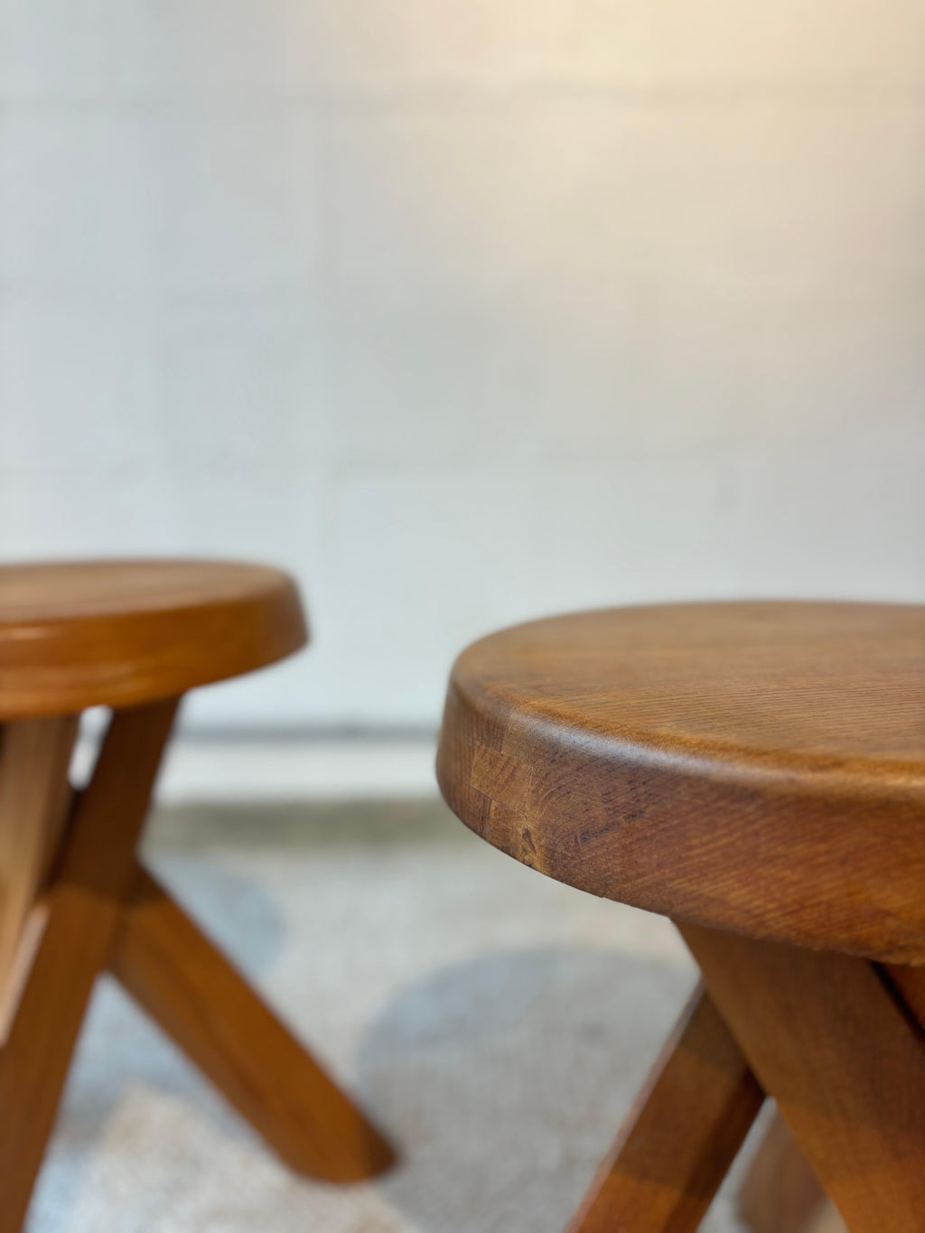 S31 Or Sfax stools by Pierre Chapo