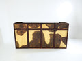 Isabelle and Richard Faure oxidized brass bar cabinet counters 1970s