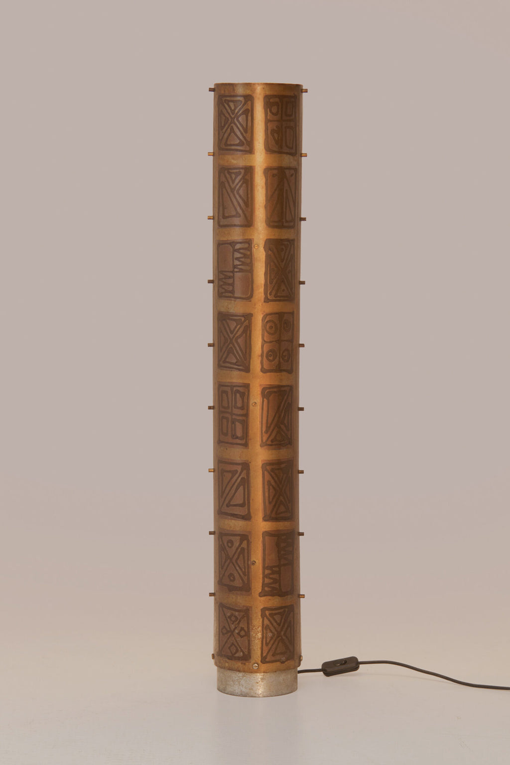 Italian Brutalist Floor Lamp