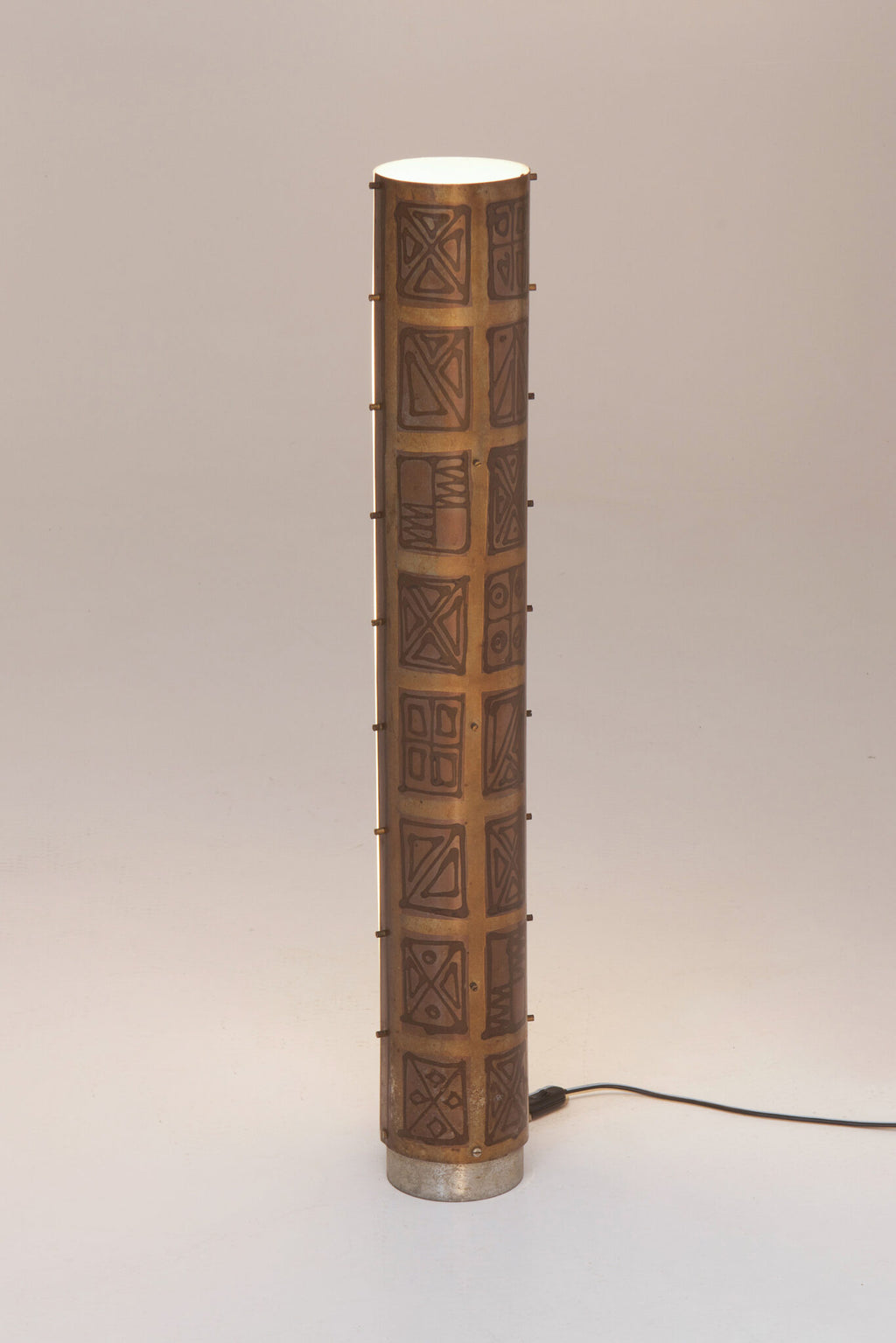 Italian Brutalist Floor Lamp