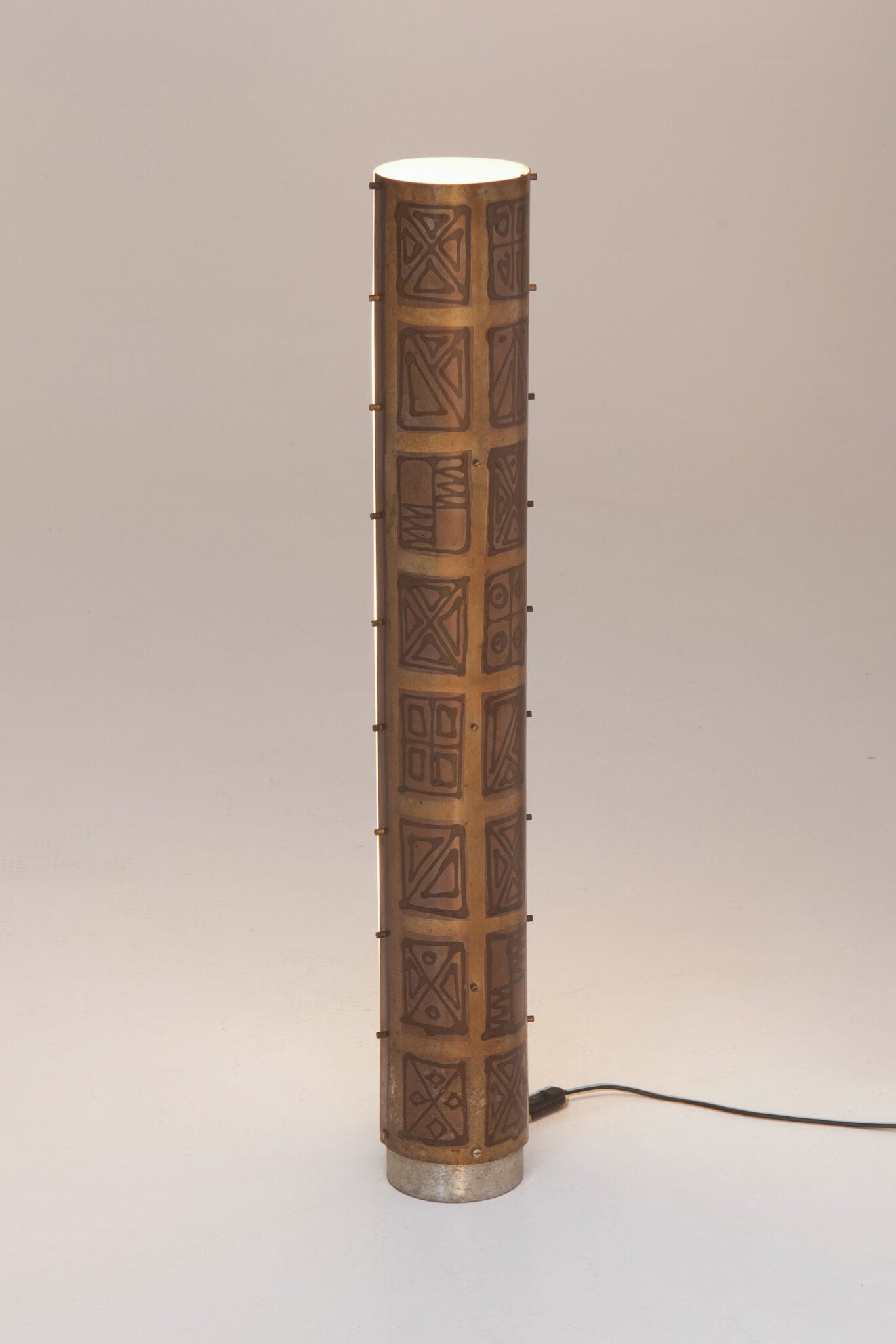 Italian Brutalist Floor Lamp