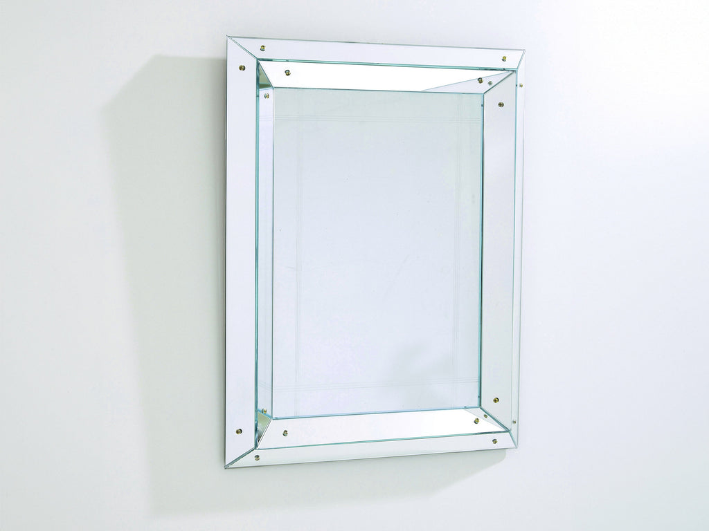 Jacques Adnet large Art deco parclose mirror 1947