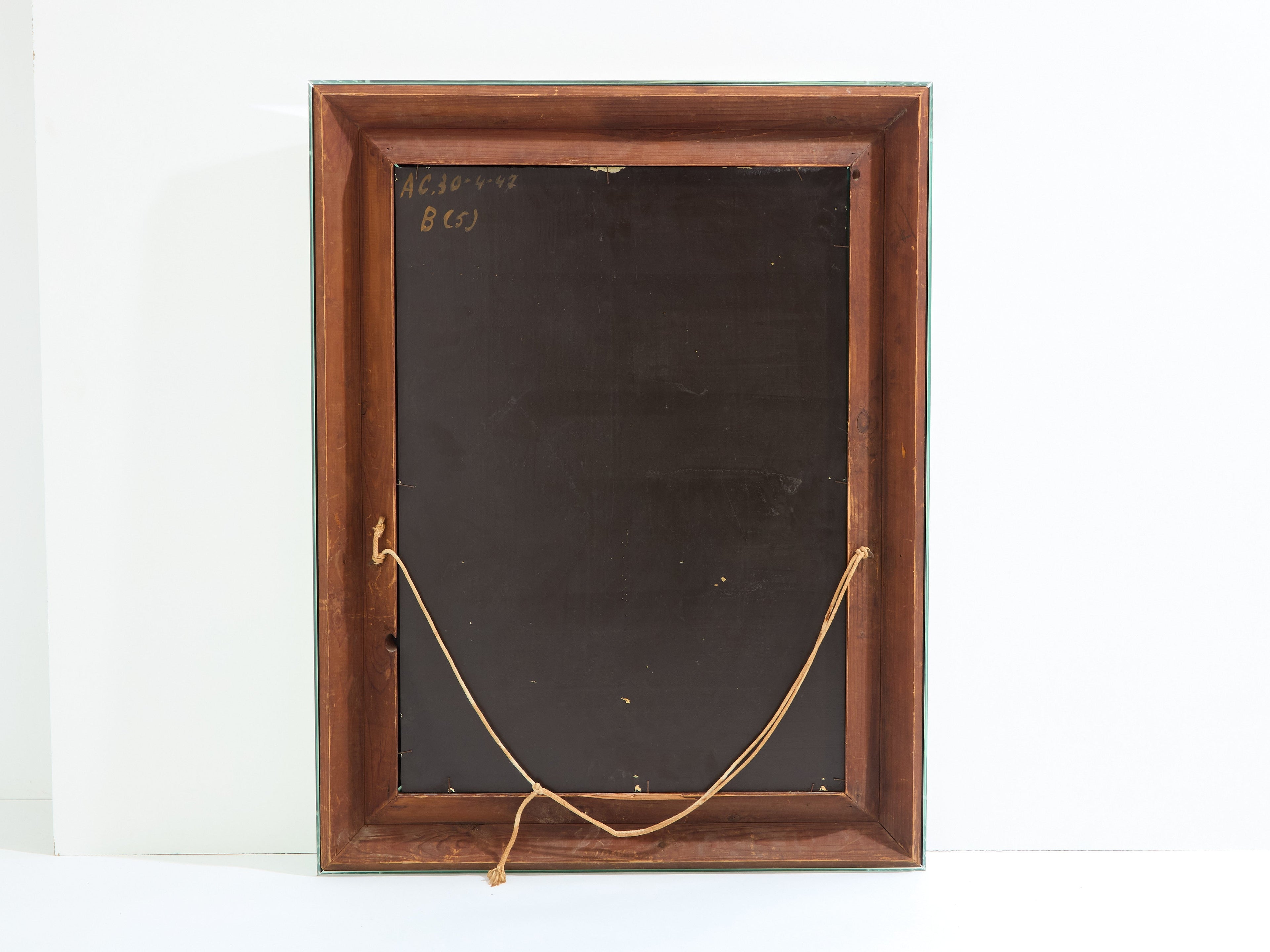 Jacques Adnet large Art deco parclose mirror 1947