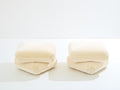 Jacques Charpentier for Maison Jansen pair of ottomans mohair velvet 1970s