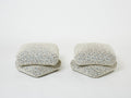 Jacques Charpentier pair of ottomans stools alpaca boucle Maison Jansen 1970s