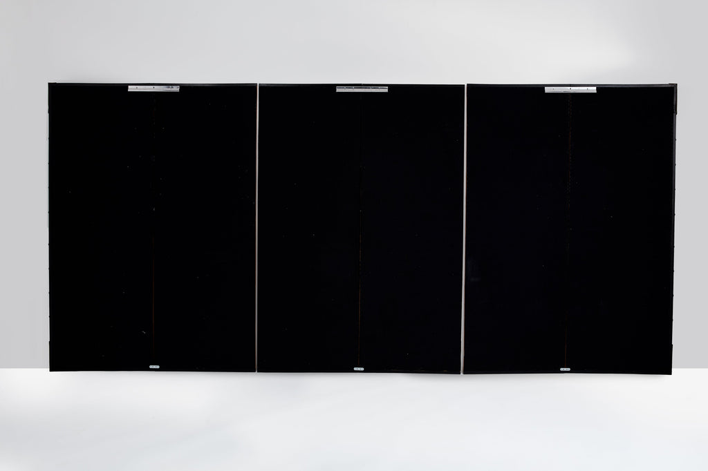 Japanese Byobu six panels screen on paper Edo Period 19th century