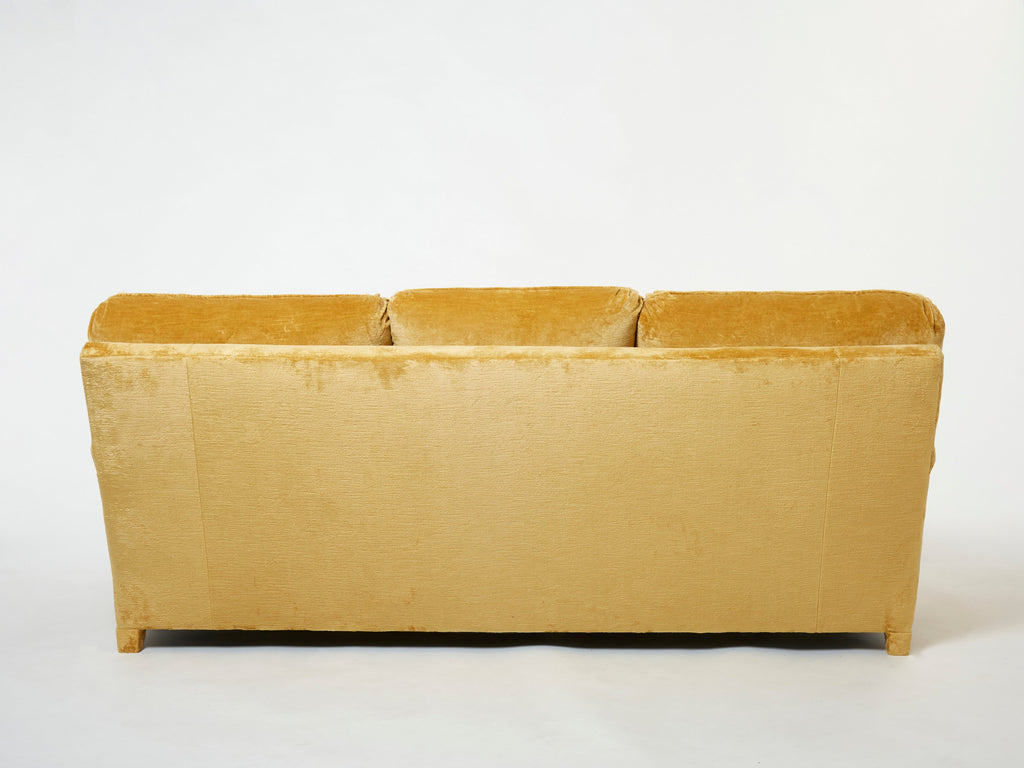 Jean-Michel Frank art deco sofa new velvet upholstery 1935